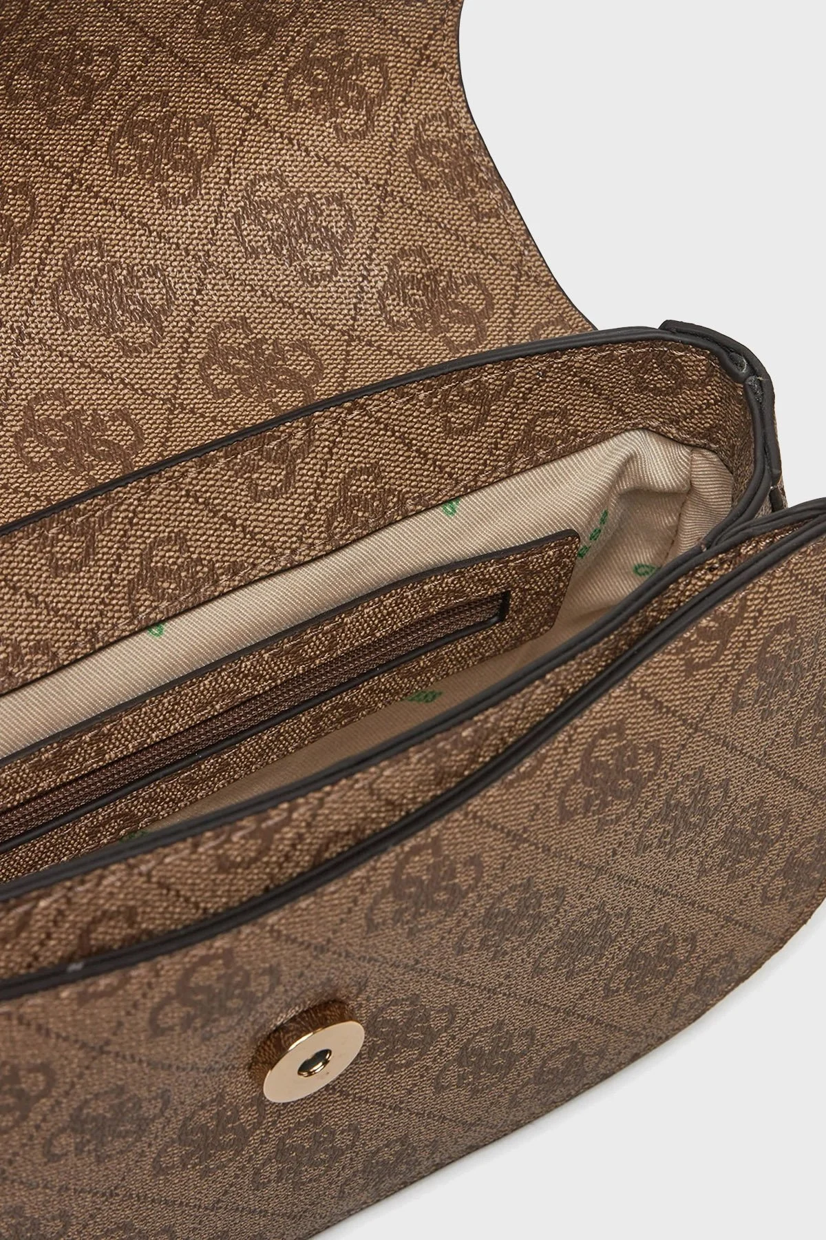 Guess Eco Erica Logolu Ayarlanabilir Zincir Askılı HWESG951021 Bayan Çanta HWESG9 51021 LTL KAHVE - 4