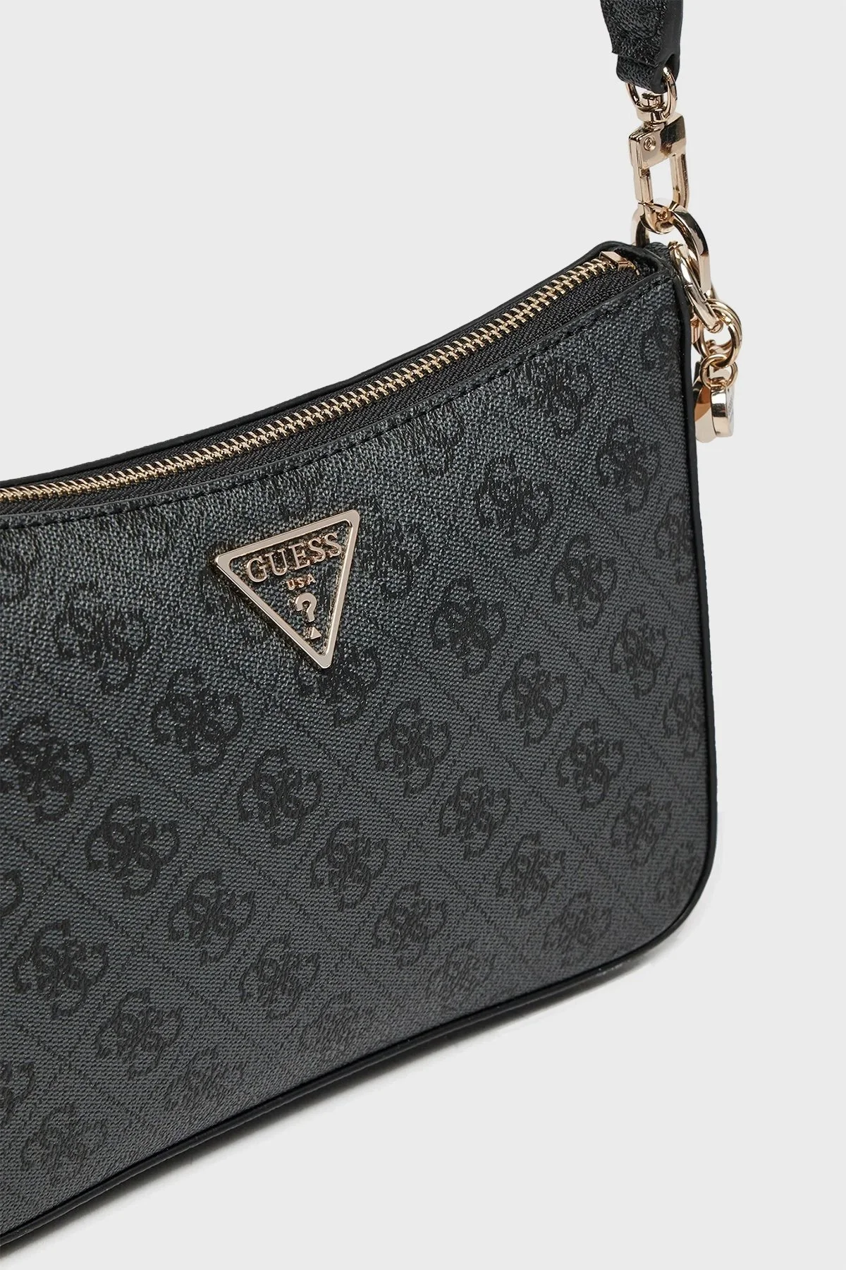 Guess Eco Erica Logolu Çıkarılabilir Askılı HWESG951018 Bayan Çanta HWESG9 51018 CLO ANTRASİT - 4