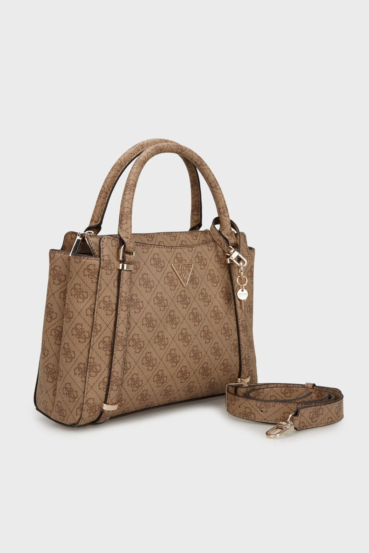 Guess Eco Erica Logolu Çıkarılabilir Omuz Askılı HWESG951006 Bayan Çanta HWESG9 51006 LTL KAHVE - 1