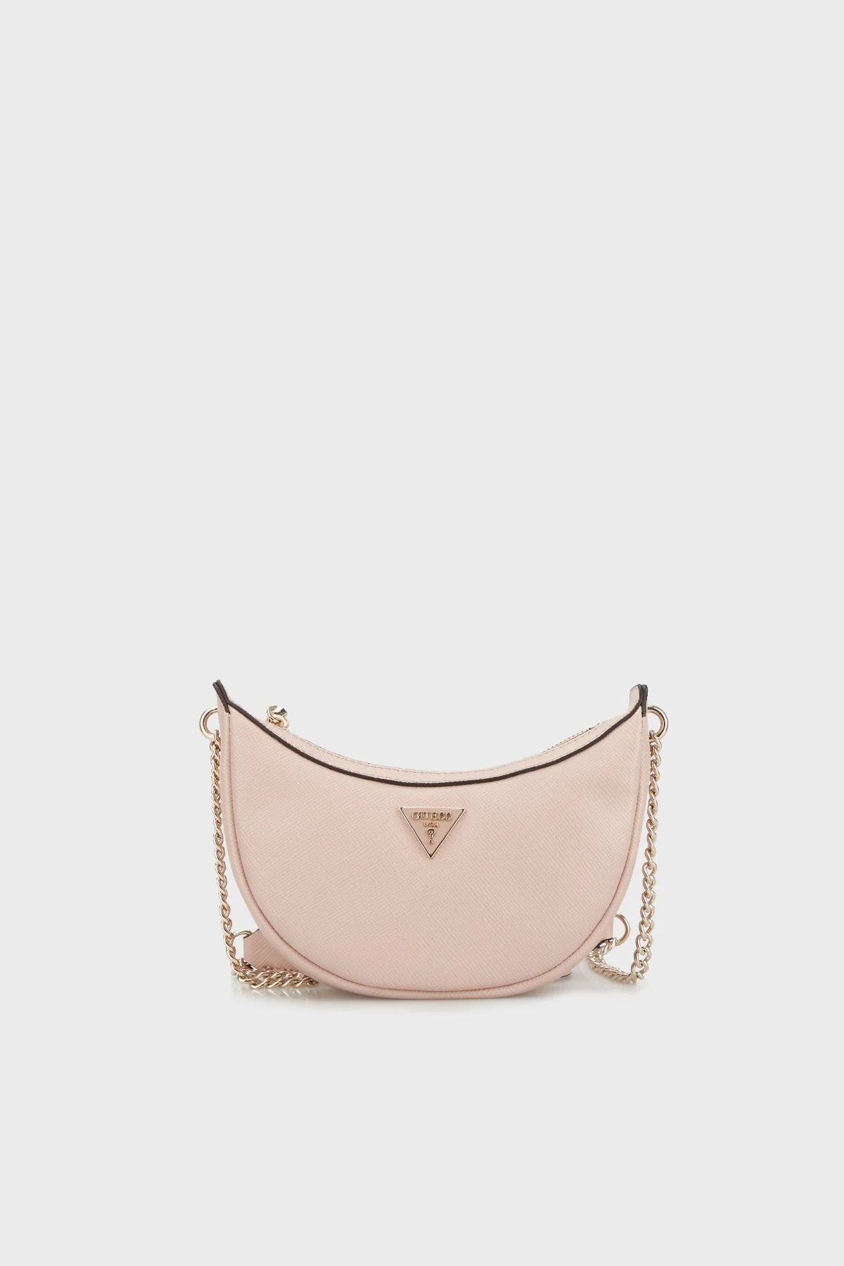 Guess Eco Fermuarlı Zincirli Omuz Askılı Bayan Çanta HWEVG896872 ASR PUDRA - 1