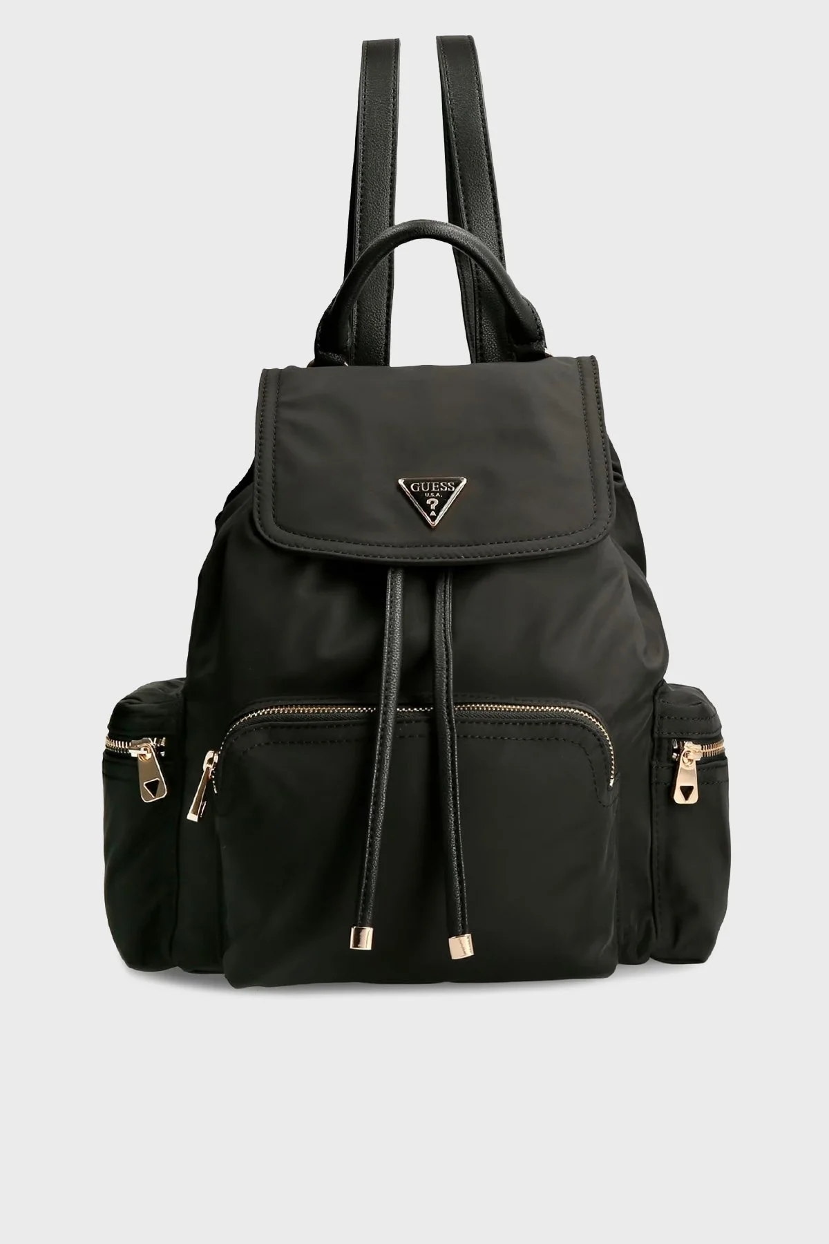 Guess Eco Gemma Logolu Ayarlanabilir Omuz Askılı HWEYG839532 Bayan Sırt Çantası HWEYG8 39532 BLA SİYAH - 1