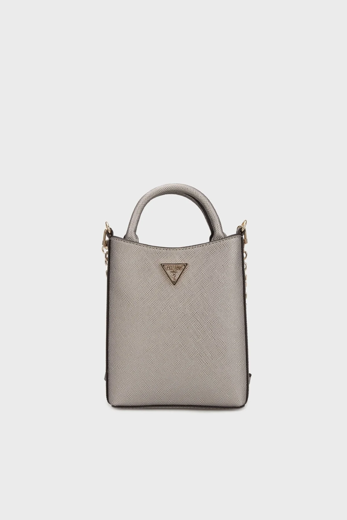 Guess Eco Gloriana Logolu Ayarlanabilir Askılı HWEZM951281 Bayan Çanta HWEZM951281 PEW BRONZ - 1