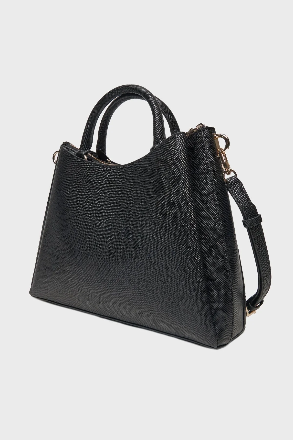 Guess Eco Jazlynn Logolu Çıkarılabilir Askılı HWEZG952306 Bayan Çanta HWEZG9 52306 BLA SİYAH - 8