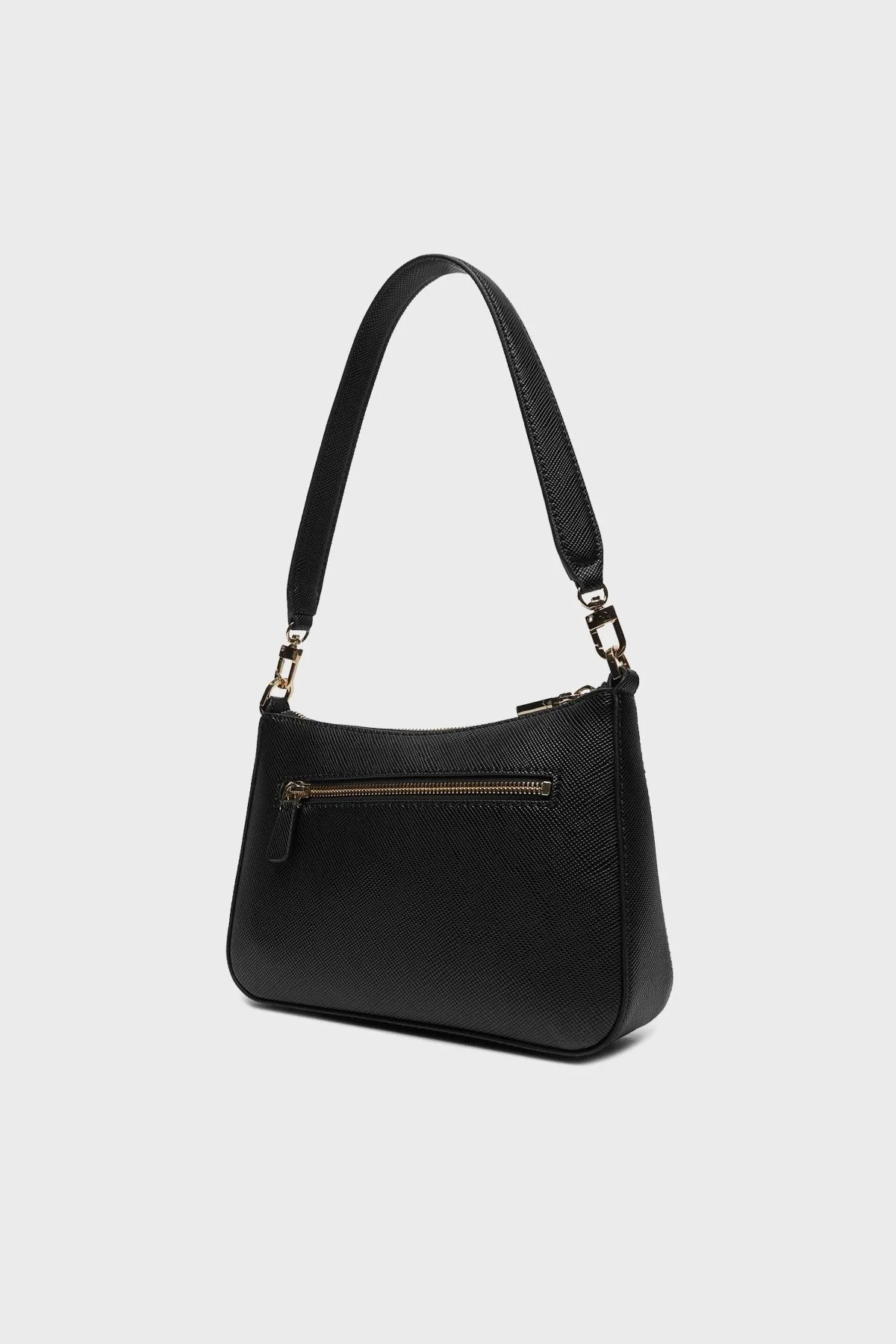 Guess Eco Jazlynn Logolu Çıkarılabilir Askılı HWEZG952317 Bayan Çanta HWEZG9 52317 BLA SİYAH - 8