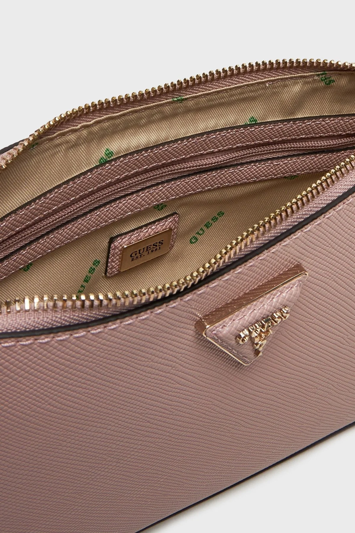 Guess Eco Jazlynn Logolu Çıkarılabilir Askılı HWEZG952317 Bayan Çanta HWEZG9 52317 ROS PEMBE - 7