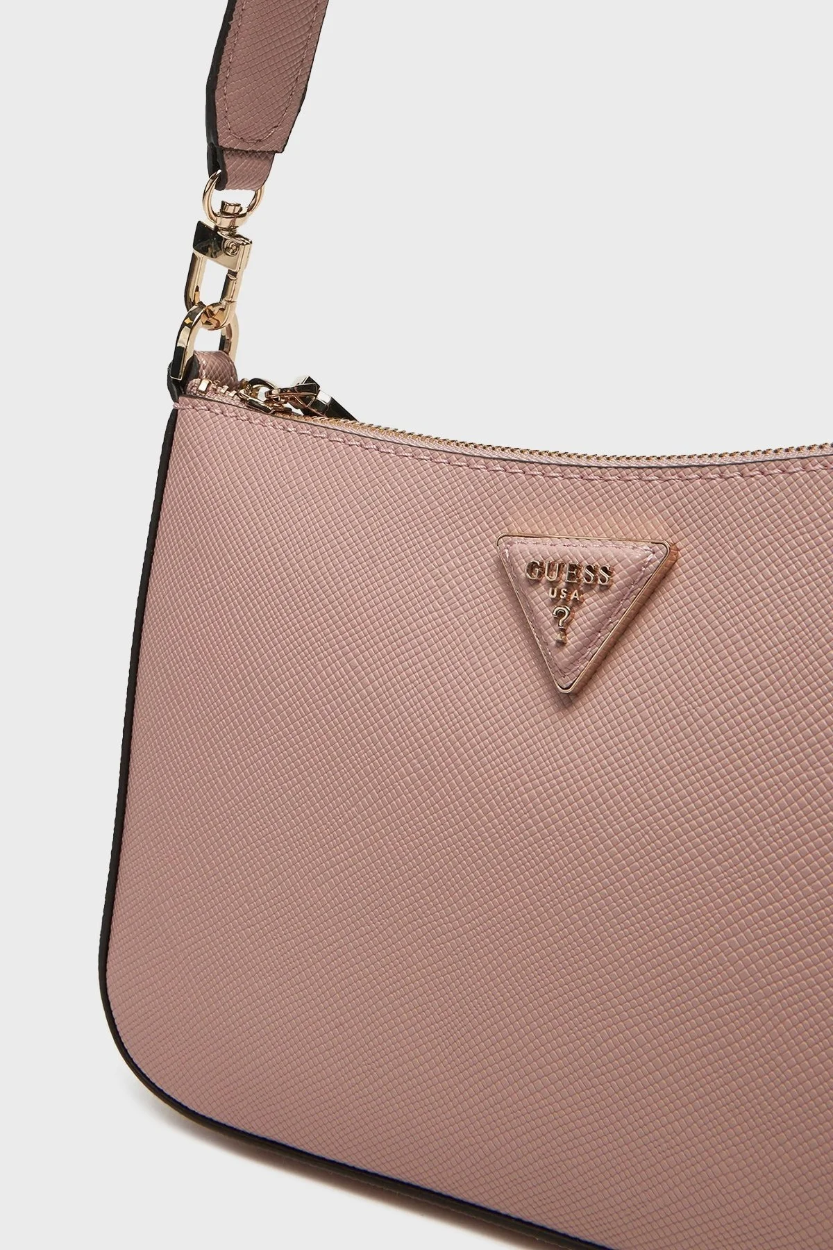 Guess Eco Jazlynn Logolu Çıkarılabilir Askılı HWEZG952317 Bayan Çanta HWEZG9 52317 ROS PEMBE - 8