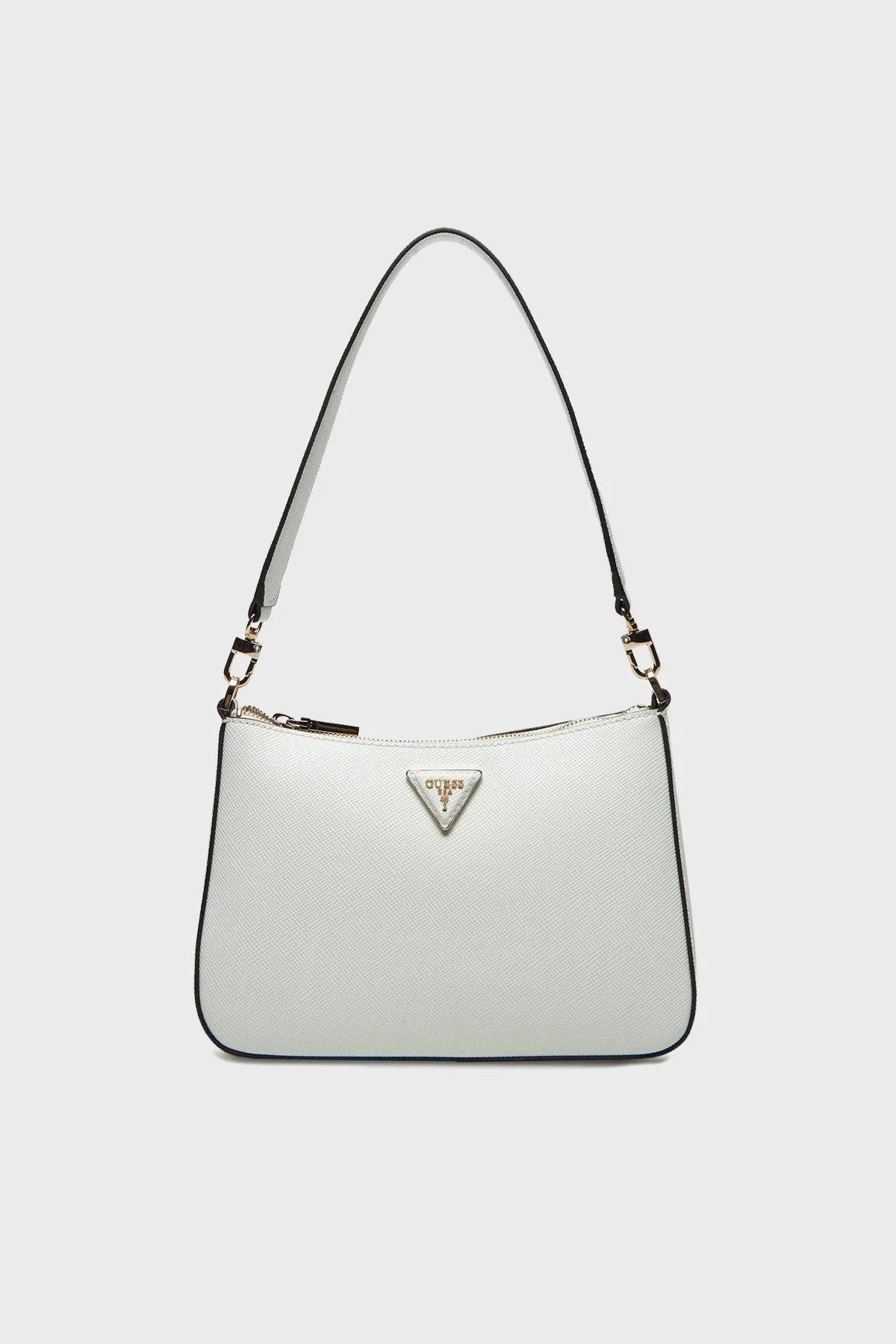 Guess Eco Jazlynn Logolu Çıkarılabilir Askılı HWEZG952317 Bayan Çanta HWEZG9 52317 WHI BEYAZ - 6