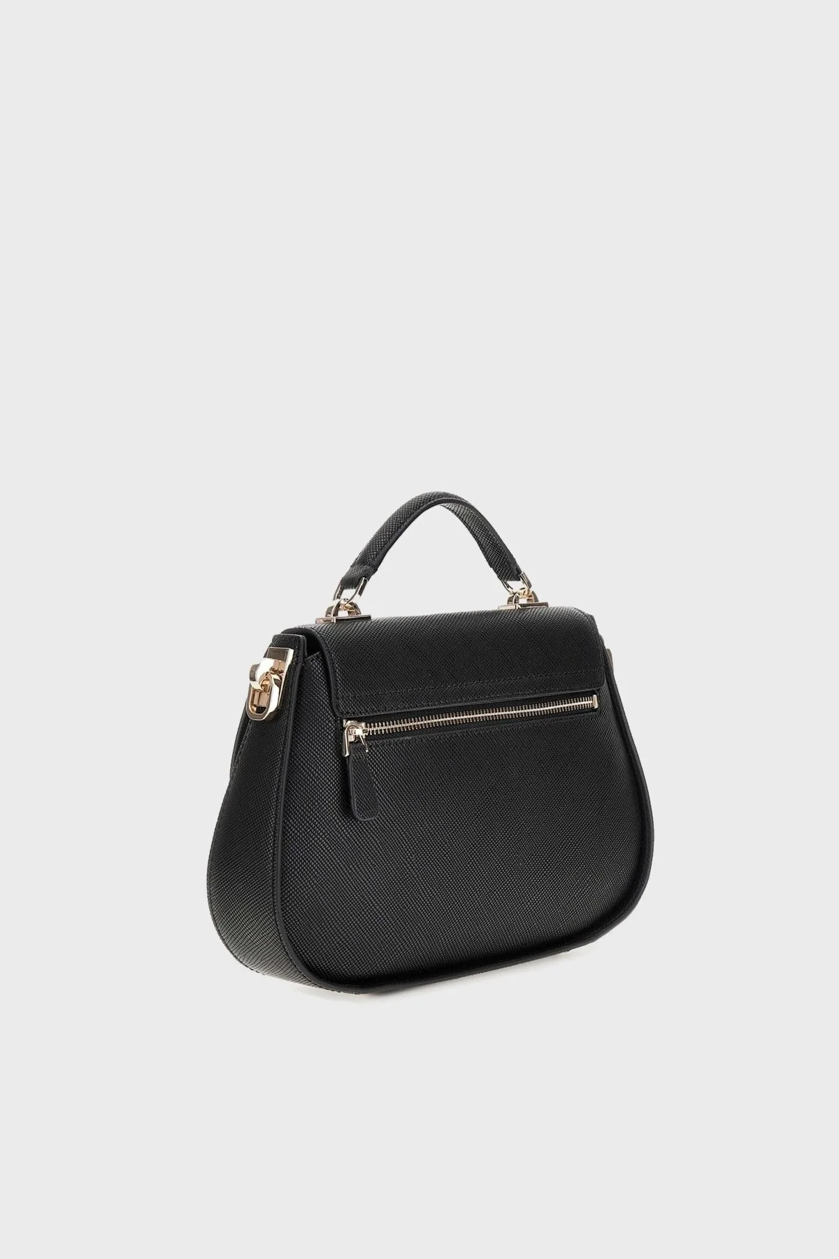 Guess Eco Jazlynn Logolu Çıkarılabilir Askılı HWEZG952320 Bayan Çanta HWEZG9 52320 BLA SİYAH - 5