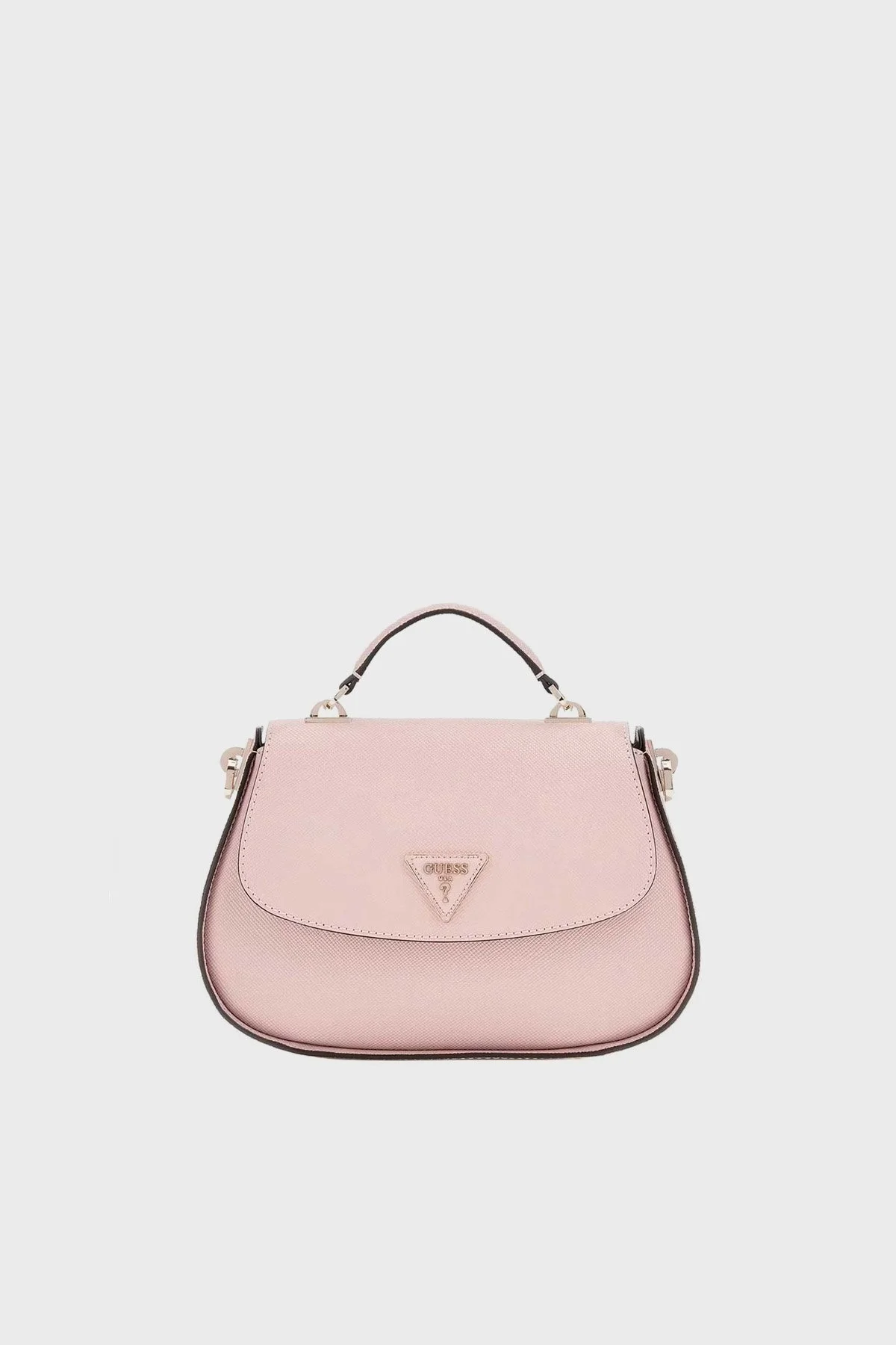 Guess Eco Jazlynn Logolu Çıkarılabilir Askılı HWEZG952320 Bayan Çanta HWEZG9 52320 ROS PEMBE-BEYAZ - 5