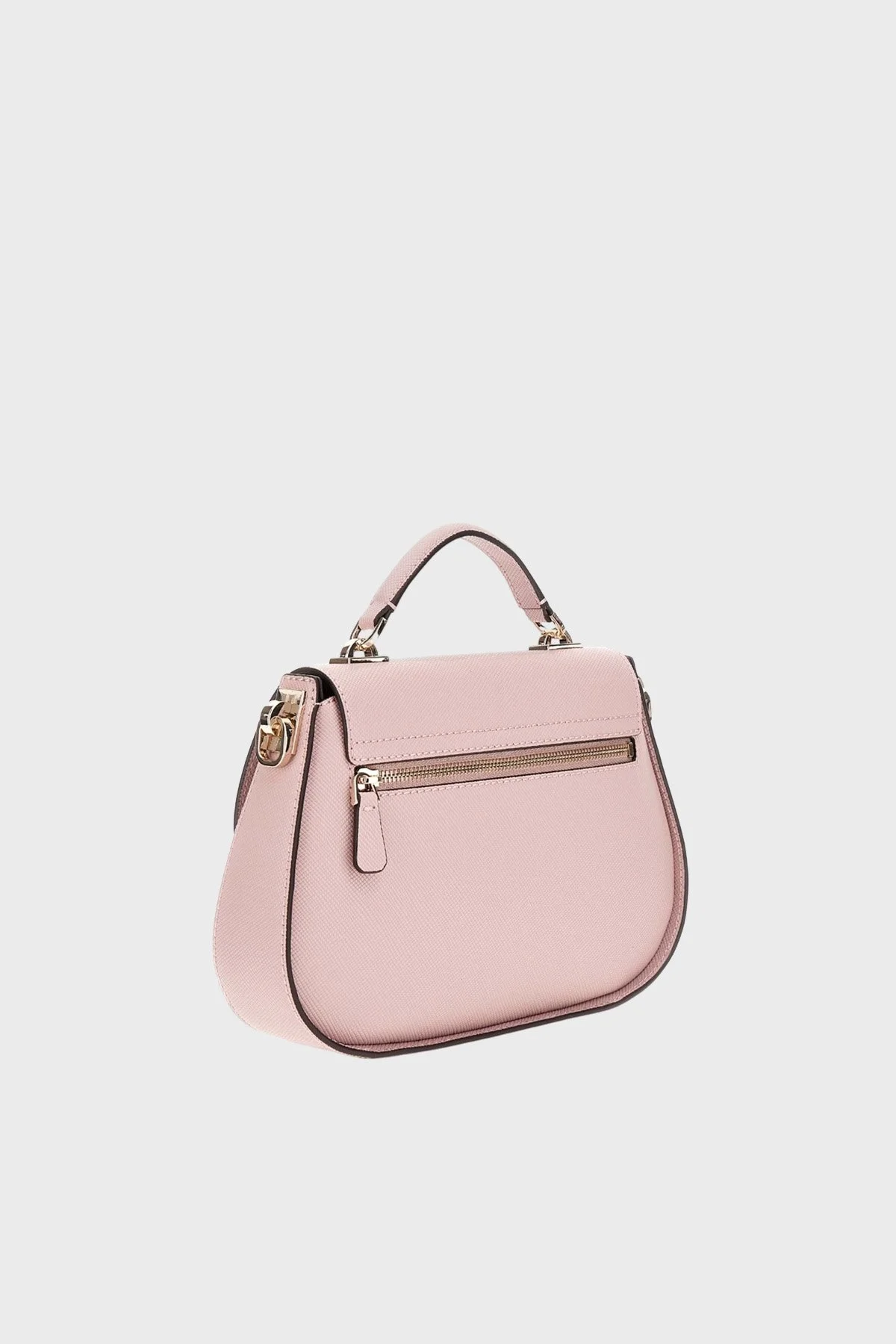 Guess Eco Jazlynn Logolu Çıkarılabilir Askılı HWEZG952320 Bayan Çanta HWEZG9 52320 ROS PEMBE-BEYAZ - 6