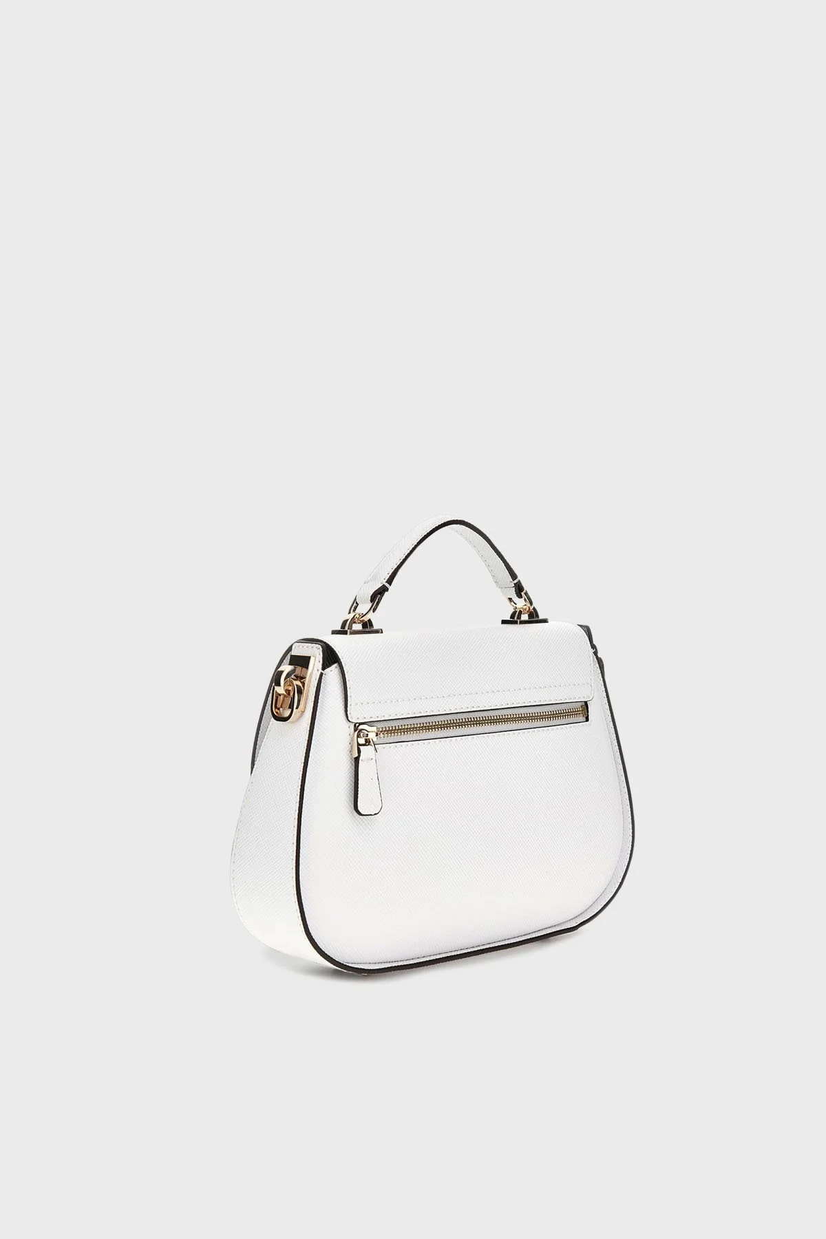 Guess Eco Jazlynn Logolu Çıkarılabilir Askılı HWEZG952320 Bayan Çanta HWEZG9 52320 WHI BEYAZ - 7