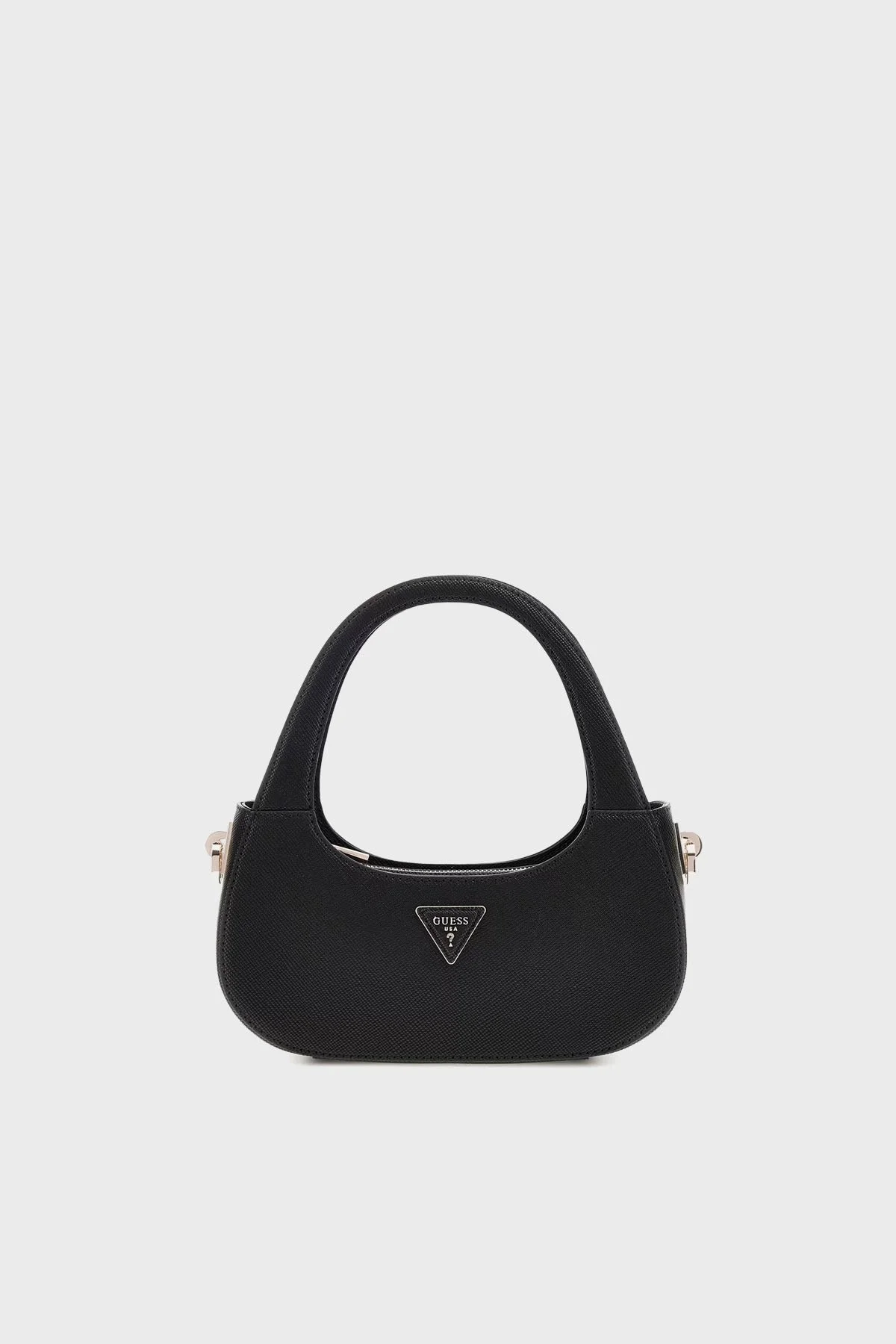 Guess Eco Jazlynn Logolu Çıkarılabilir Askılı Küçük HWEZG952301 Bayan Çanta HWEZG9 52301 BLA SİYAH - 6