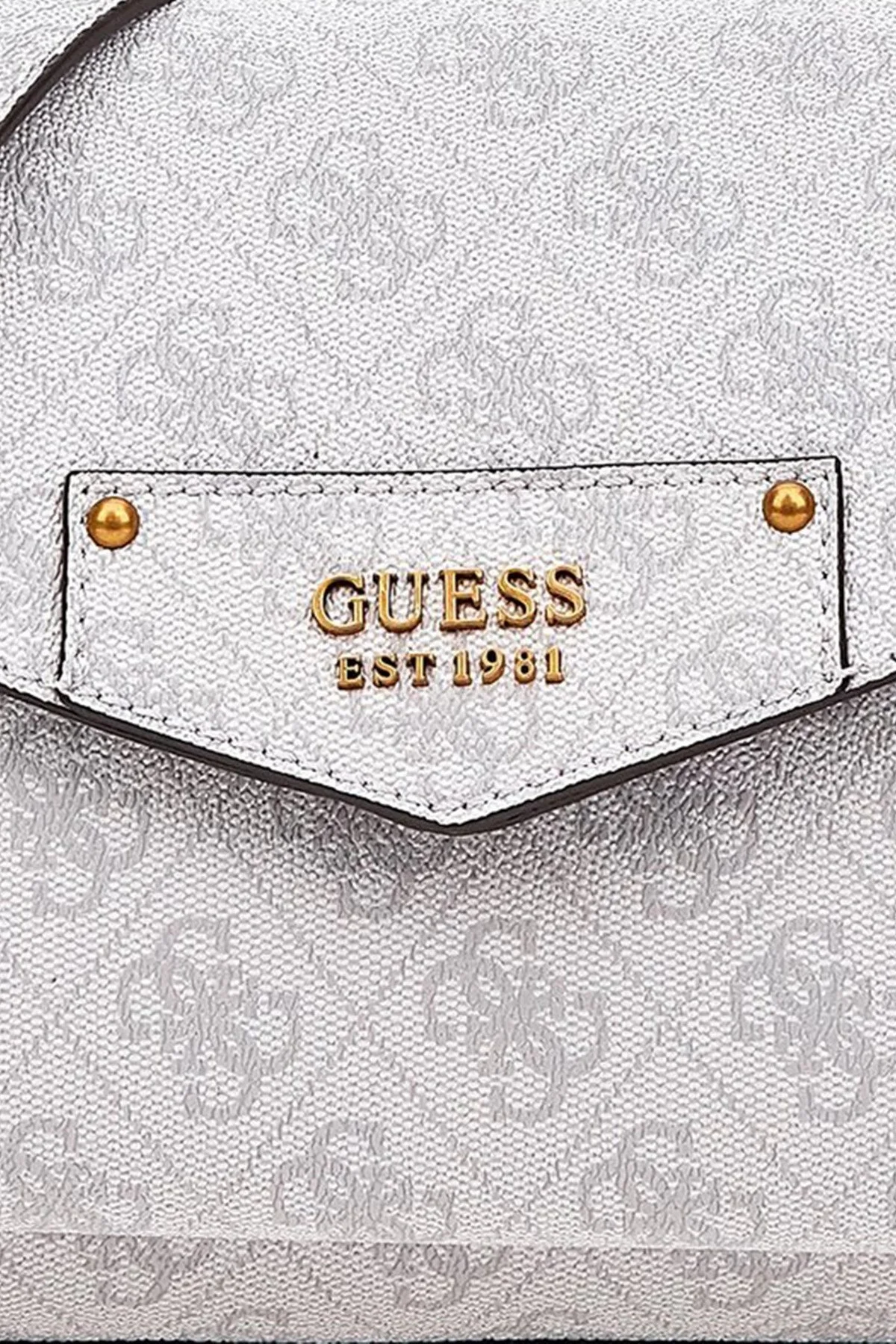 Guess Eco Logolu Ayarlanabilir Omuz Askılı Bayan Çanta HWESB839019 STL GRİ - 4
