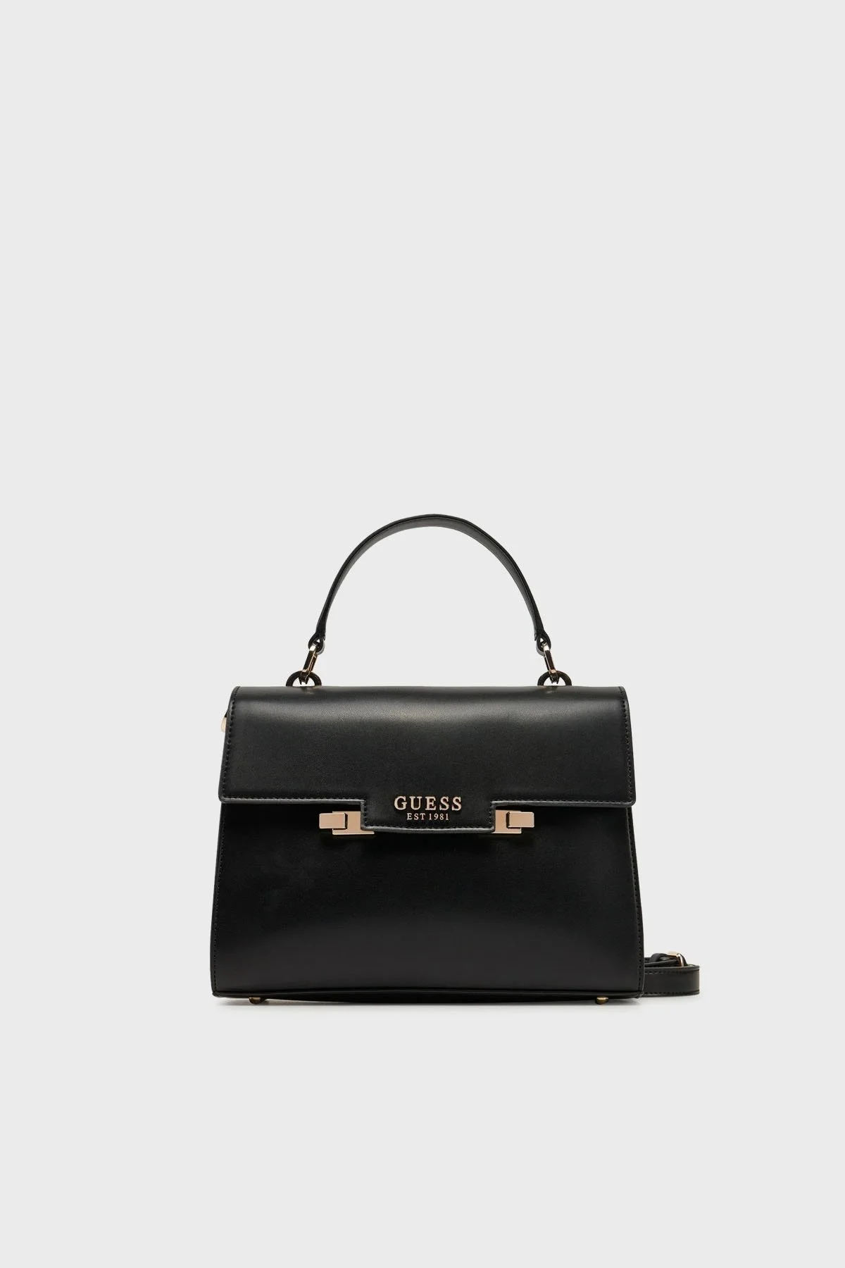 Guess Eco Logolu Çıkarılabilir Askılı HWEVG964120 Bayan Çanta HWEVG9 64120 BLA SİYAH - 5