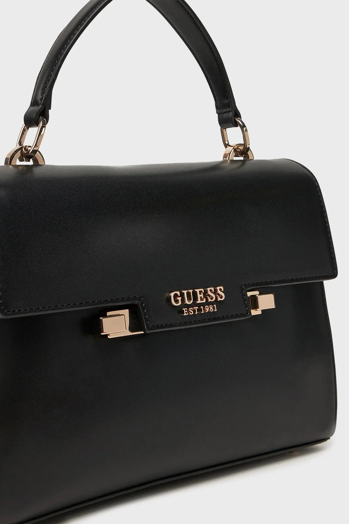 Guess Eco Logolu Çıkarılabilir Askılı HWEVG964120 Bayan Çanta HWEVG9 64120 BLA SİYAH - 8