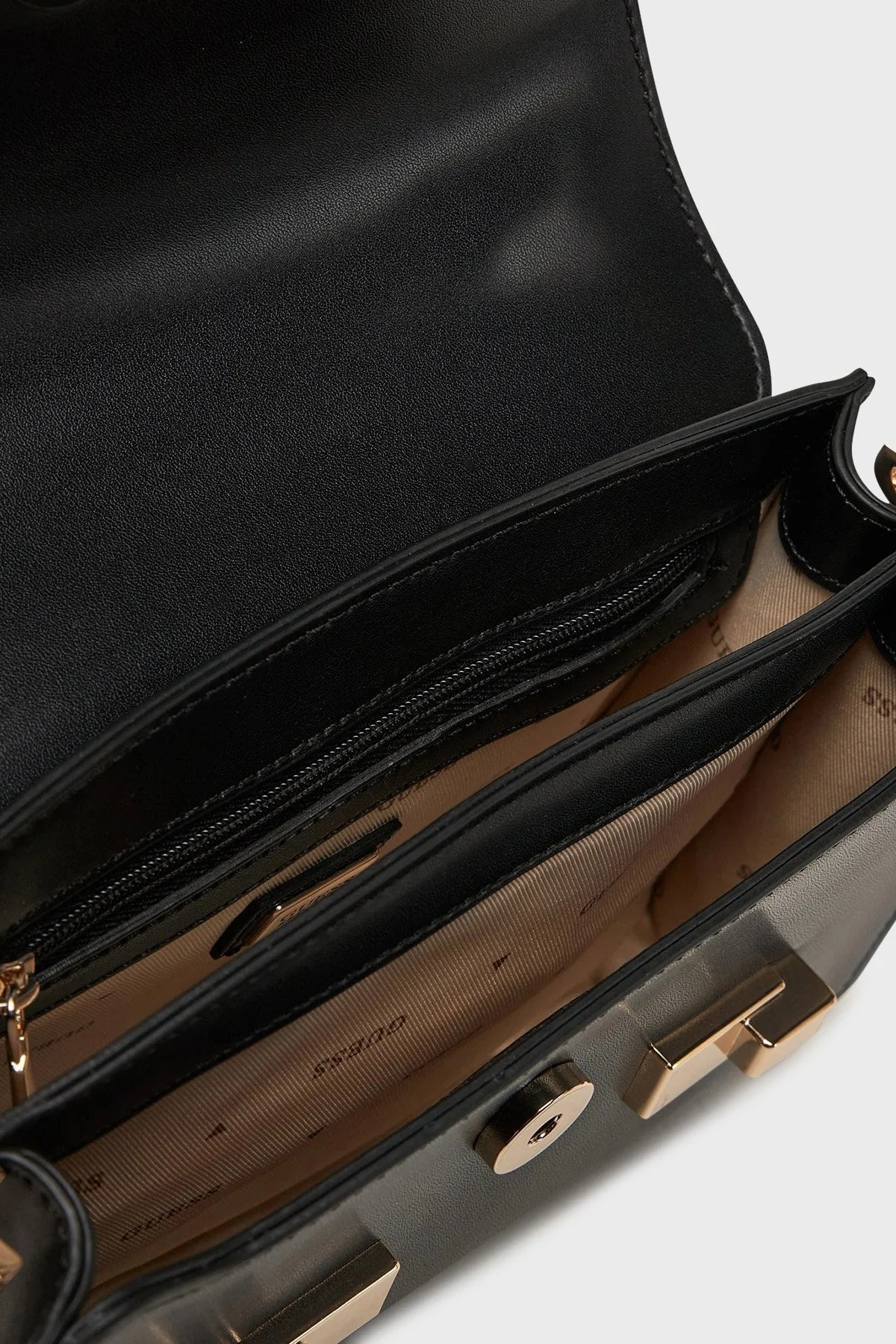 Guess Eco Logolu Çıkarılabilir Askılı HWEVG964178 Bayan Çanta HWEVG9 64178 BLA SİYAH - 10