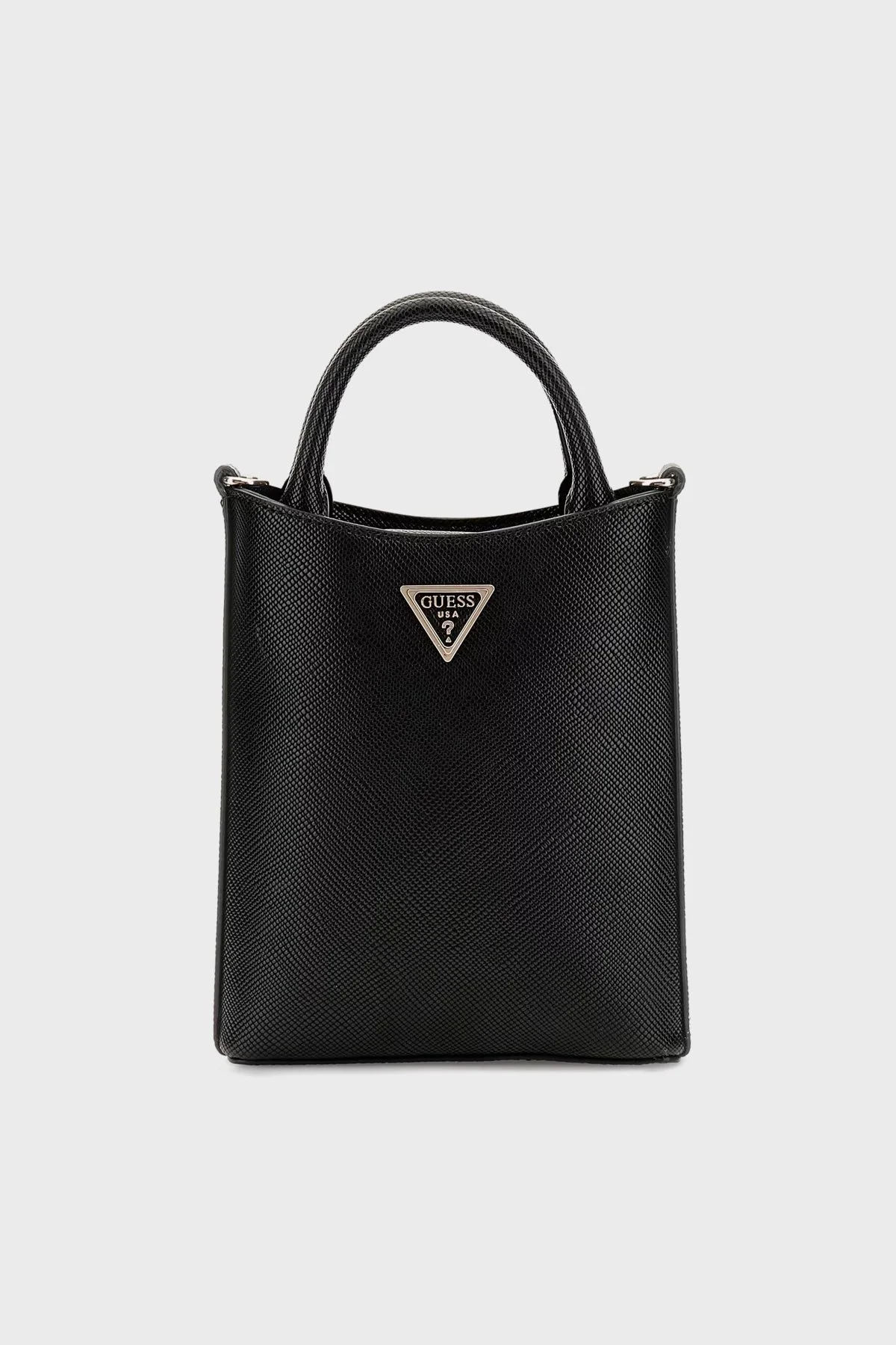 Guess Eco Logolu Çıkarılabilir Askılı Mini HWEZG951281 Bayan Çanta HWEZG9 51281 BLA SİYAH - 1