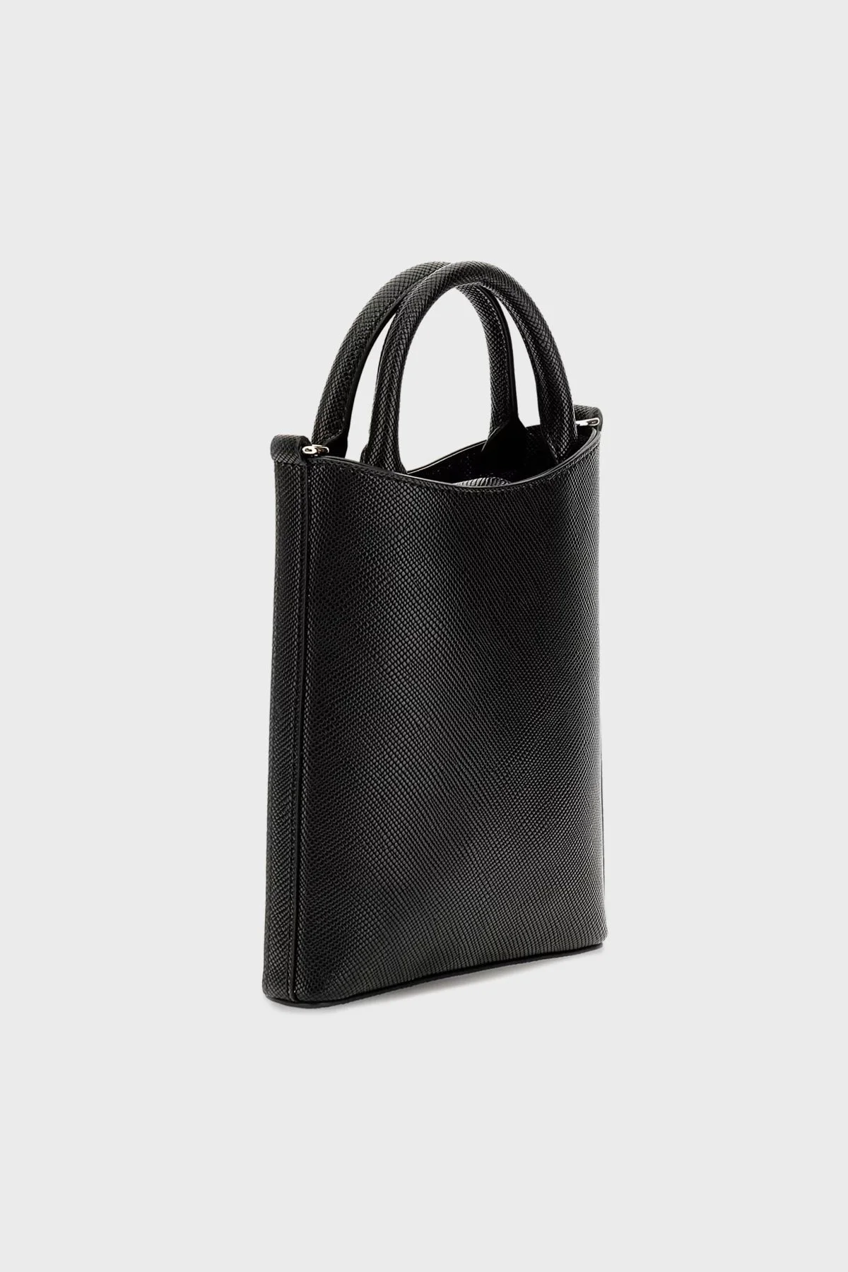 Guess Eco Logolu Çıkarılabilir Askılı Mini HWEZG951281 Bayan Çanta HWEZG9 51281 BLA SİYAH - 2