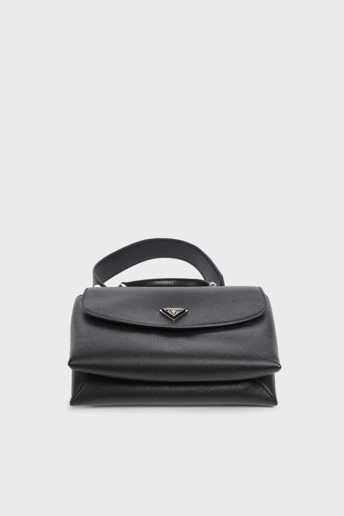 Guess Eco Logolu Çıkarılabilir Omuz Askılı Bayan Çanta HWEVG896820 BLA SİYAH - 4