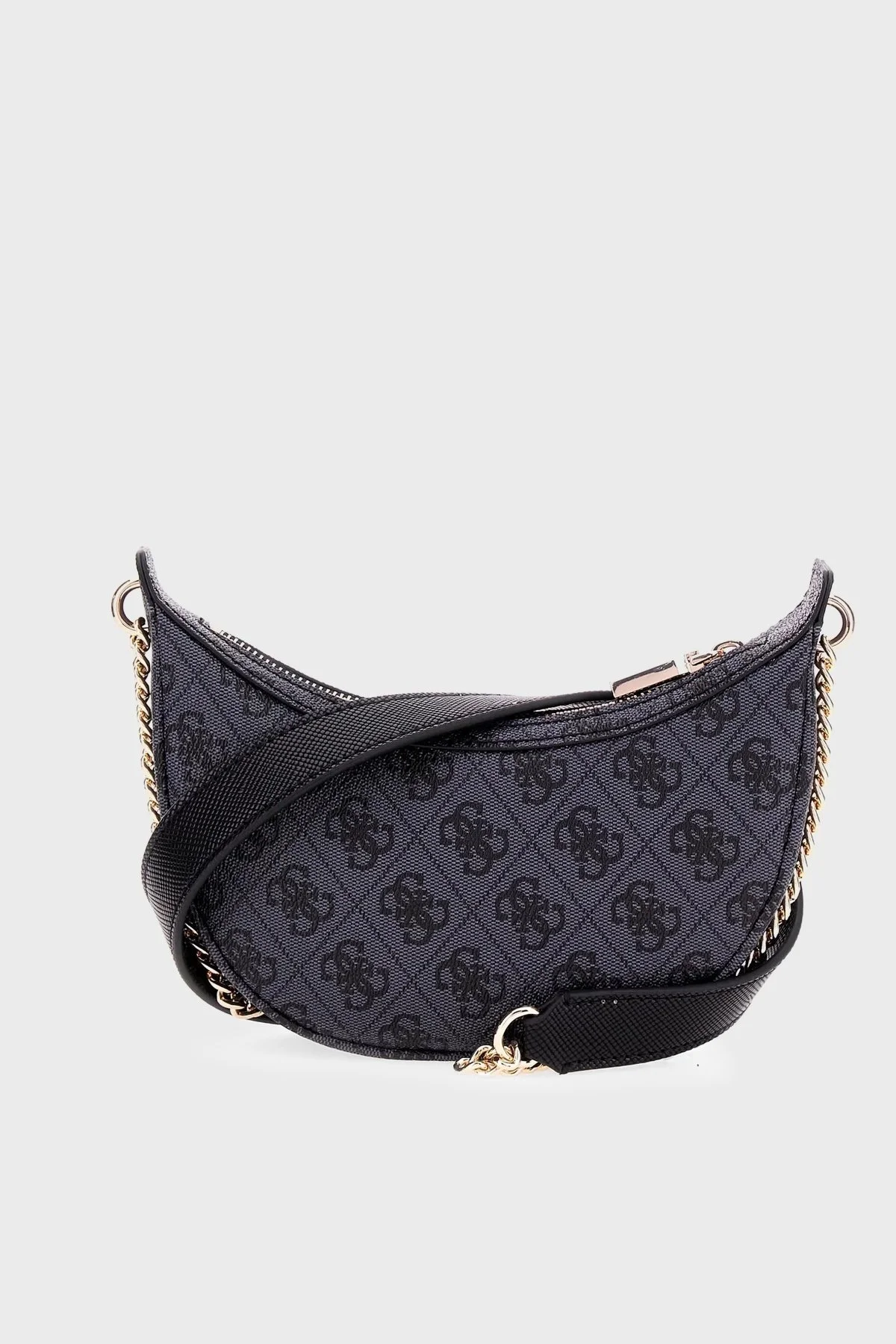 Guess Eco Logolu Zincir Detaylı Omuz Askılı Bayan Çanta HWESG896872 CLO ANTRASİT - 4