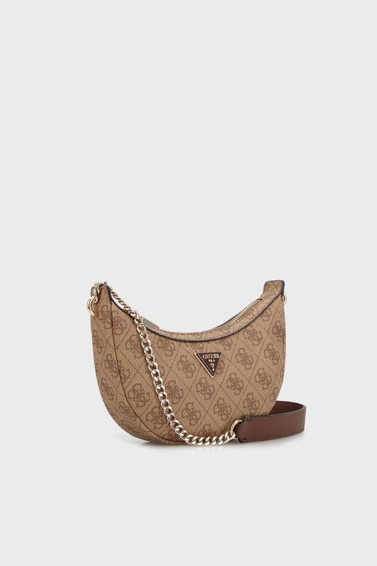 Guess Eco Logolu Zincir Detaylı Omuz Askılı Bayan Çanta HWESG896872 LGW KAHVE - 2