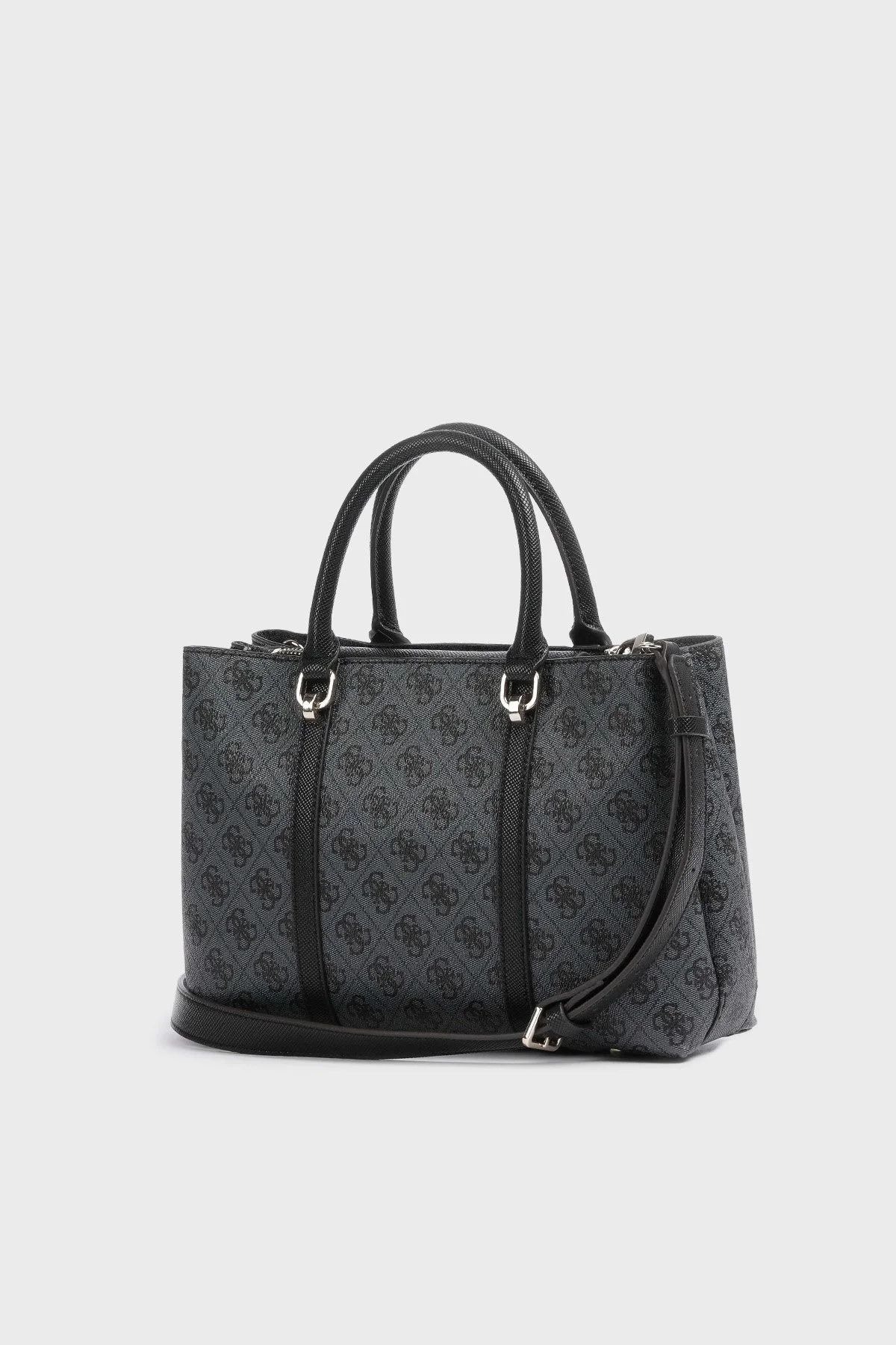 Guess Eco Mini Cüzdanlı Çıkarılabilir Omuz Askılı Bayan Çanta HWESG896806 CLO ANTRASİT - 2