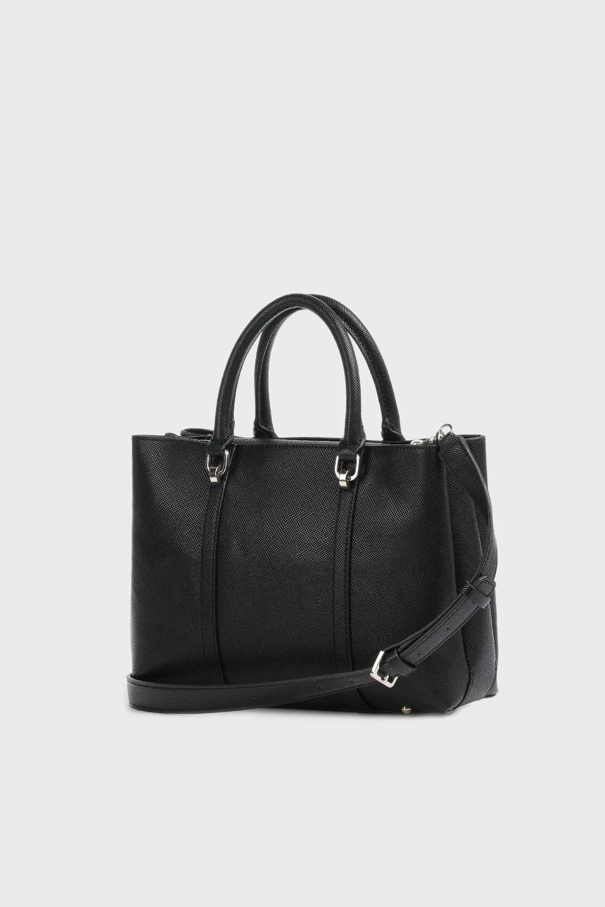 Guess Eco Mini Cüzdanlı Çıkarılabilir Omuz Askılı Bayan Çanta HWEVG896806 BLA SİYAH - 2