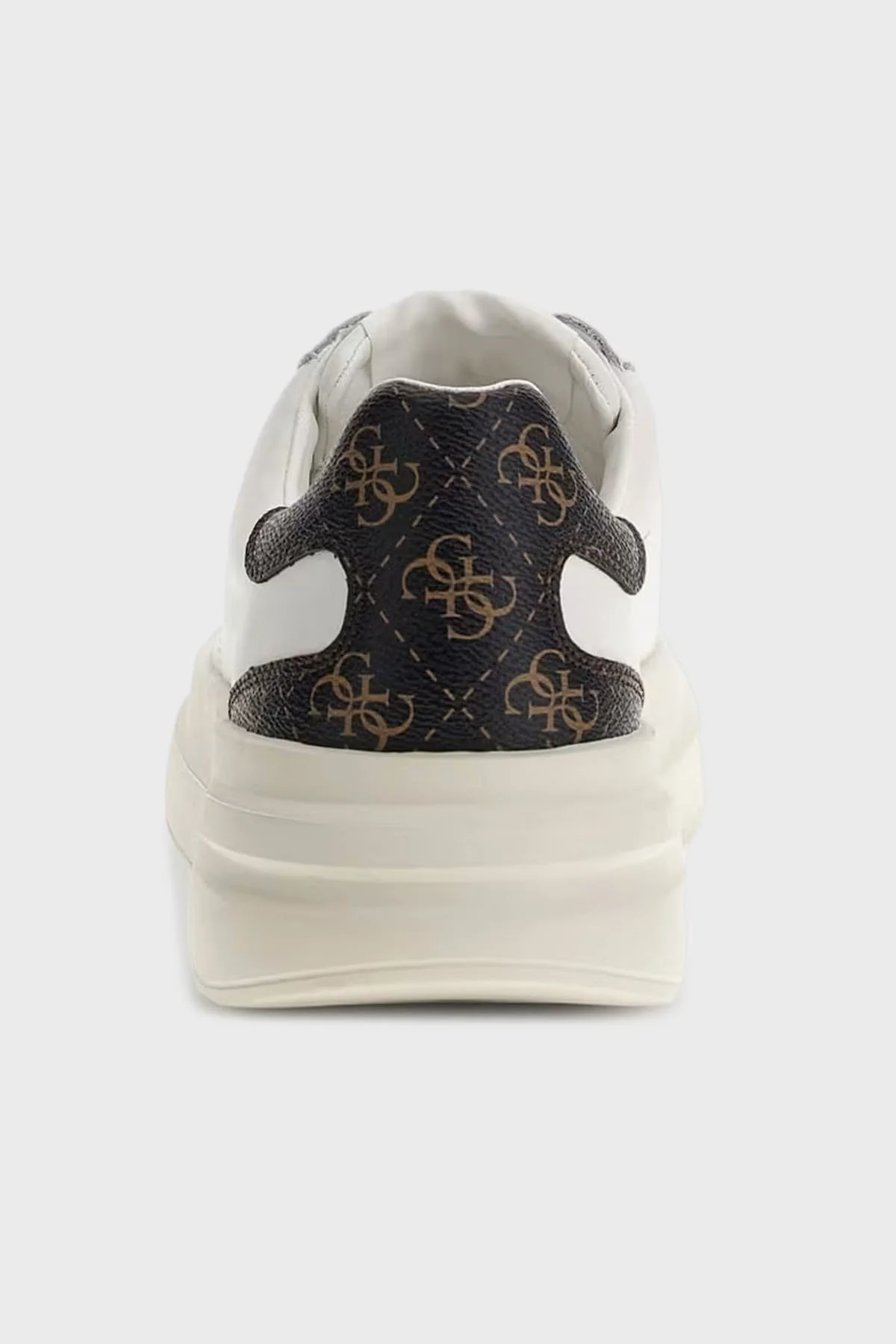 Guess Elba 4G Logo Baskılı Kalın Taban Sneaker FMPVIBLEA12 Erkek Ayakkabı FMPVIB LEA12 WBROC BEYAZ - 9
