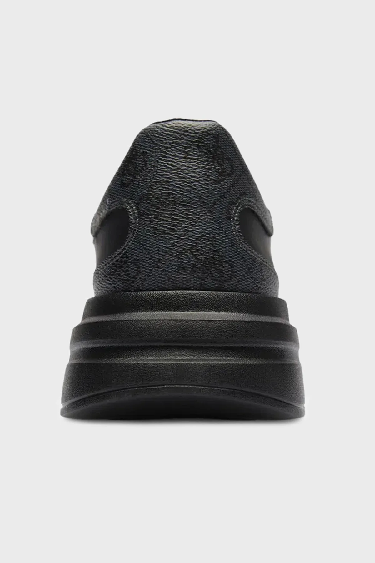 Guess Elba Deri Logolu Sneaker FMPVIBLEA12 Erkek Ayakkabı FMPVIB LEA12 BLACK SİYAH - 4