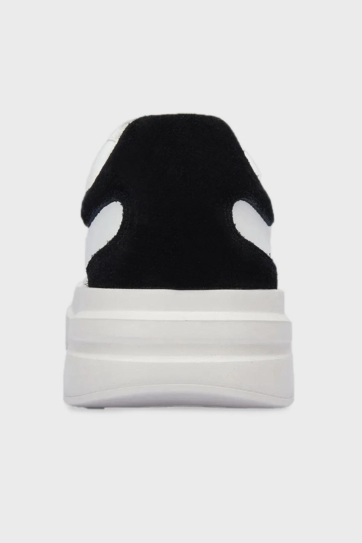 Guess Elba Logolu Kalın Tabanlı Sneaker FMPVIBSUE12 Erkek Ayakkabı FMPVIB SUE12 WHIBK BEYAZ-SİYAH - 9