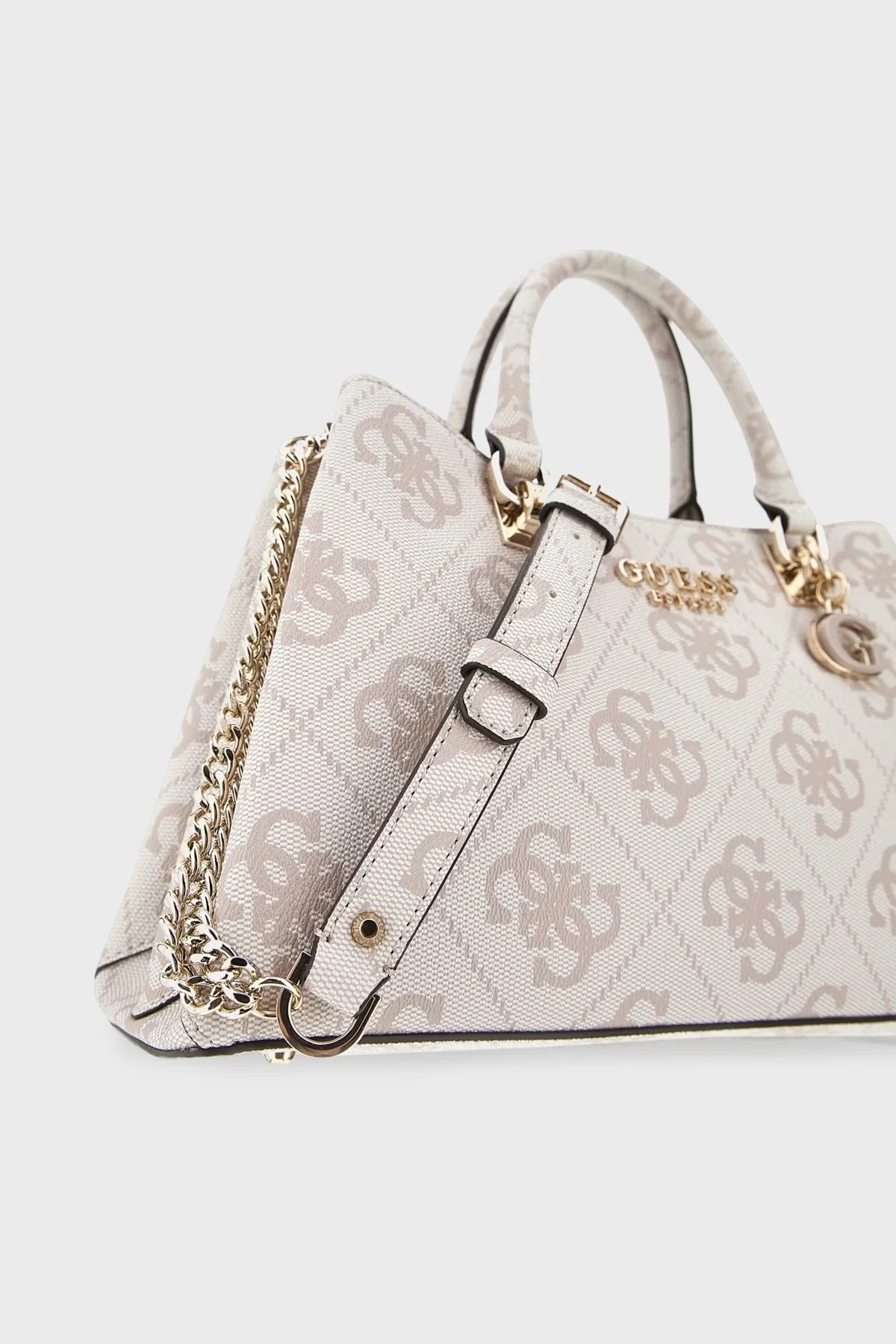 Guess Eliette Çıkarılabilir Omuz Askılı HWSO9315060 Bayan Çanta HWSO9315060 DVL EKRU - 6