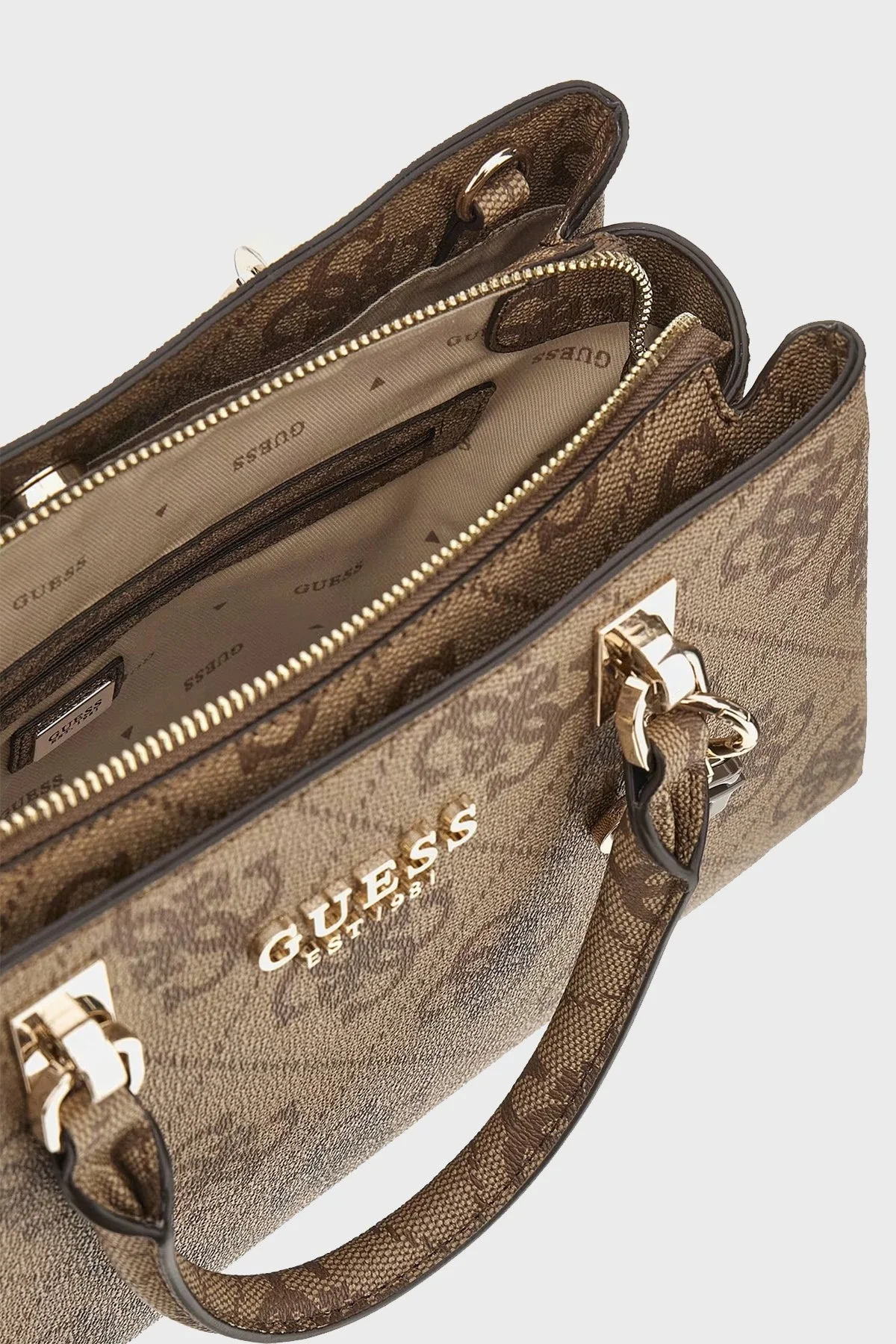Guess Eliette Çıkarılabilir Omuz Askılı HWSO9315060 Bayan Çanta HWSO9315060 LTL KAHVE - 3