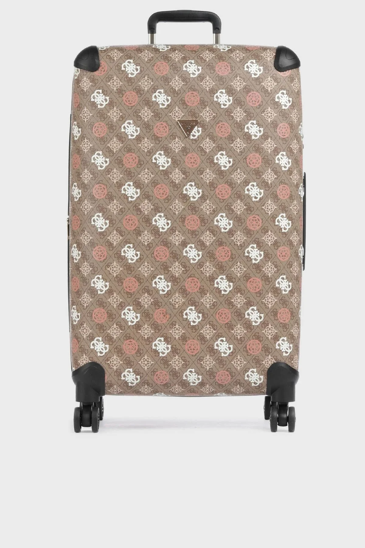 Guess Eliette Logolu Fermuarlı Şifre Kilitli Büyük Boy TWB93159880 Bayan Valiz TWB93159880 LOU KAHVE - 1