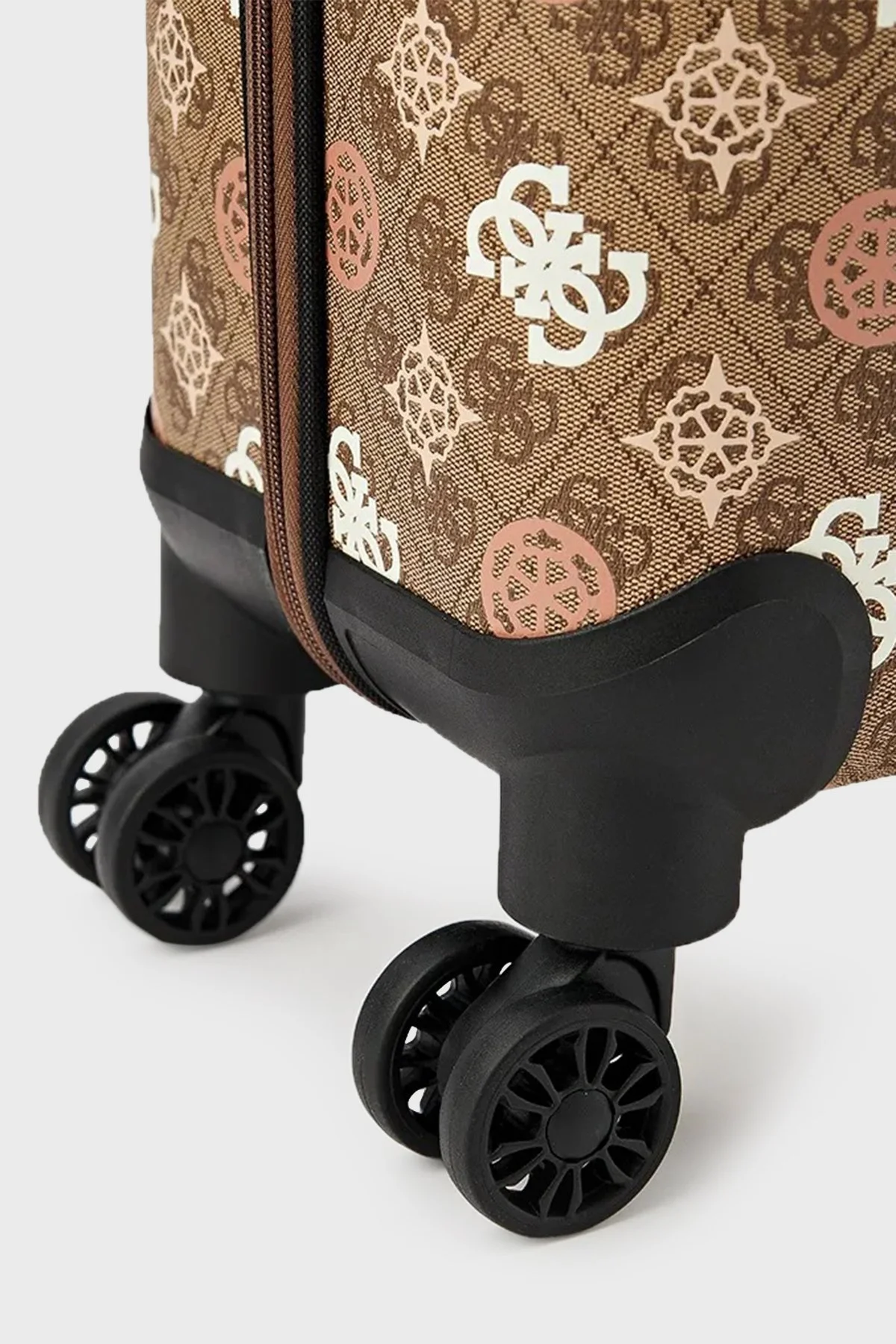 Guess Eliette Logolu Fermuarlı Şifre Kilitli Küçük Boy TWB93159830 Bayan Valiz TWB93159830 LOU KAHVE - 8