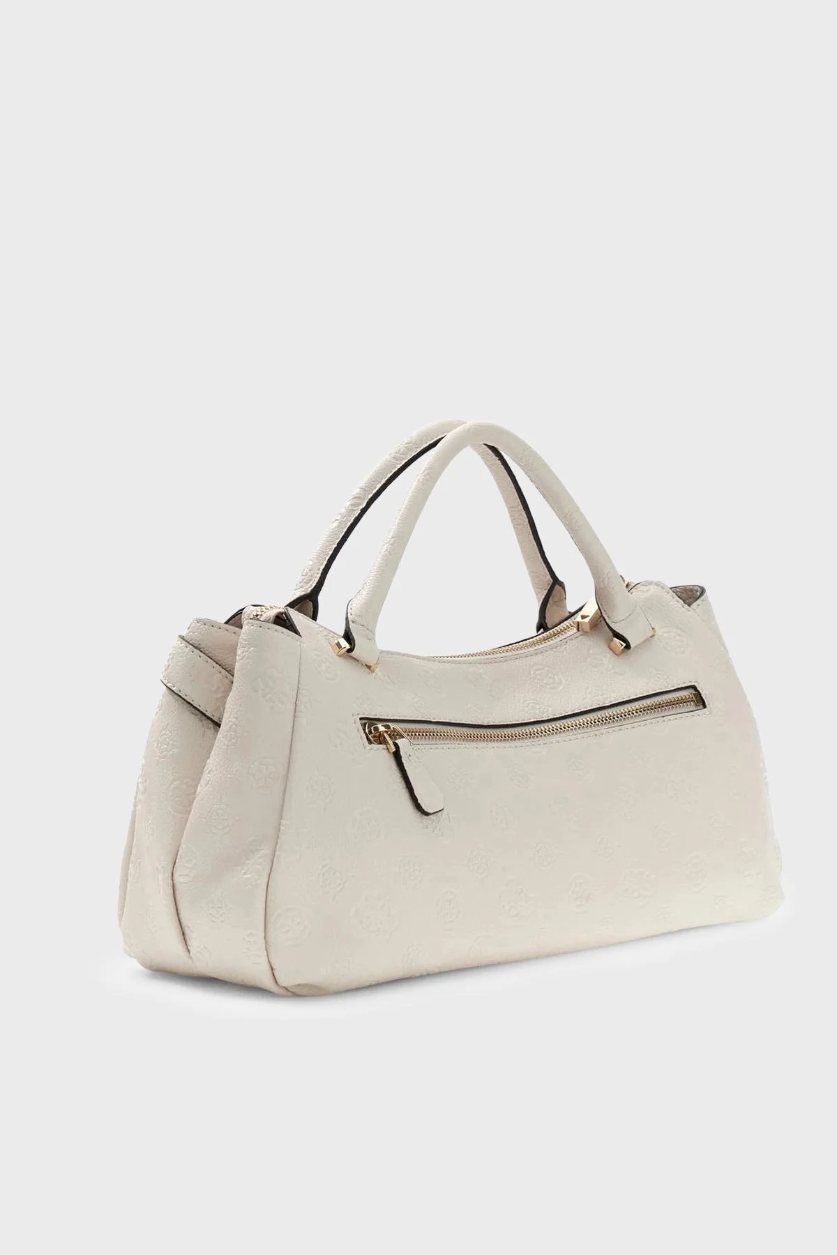 Guess Ella Logolu Çıkarılabilir Askılı HWPD9746050 Kadın Çanta HWPD97 46050 STL Ekru - 2