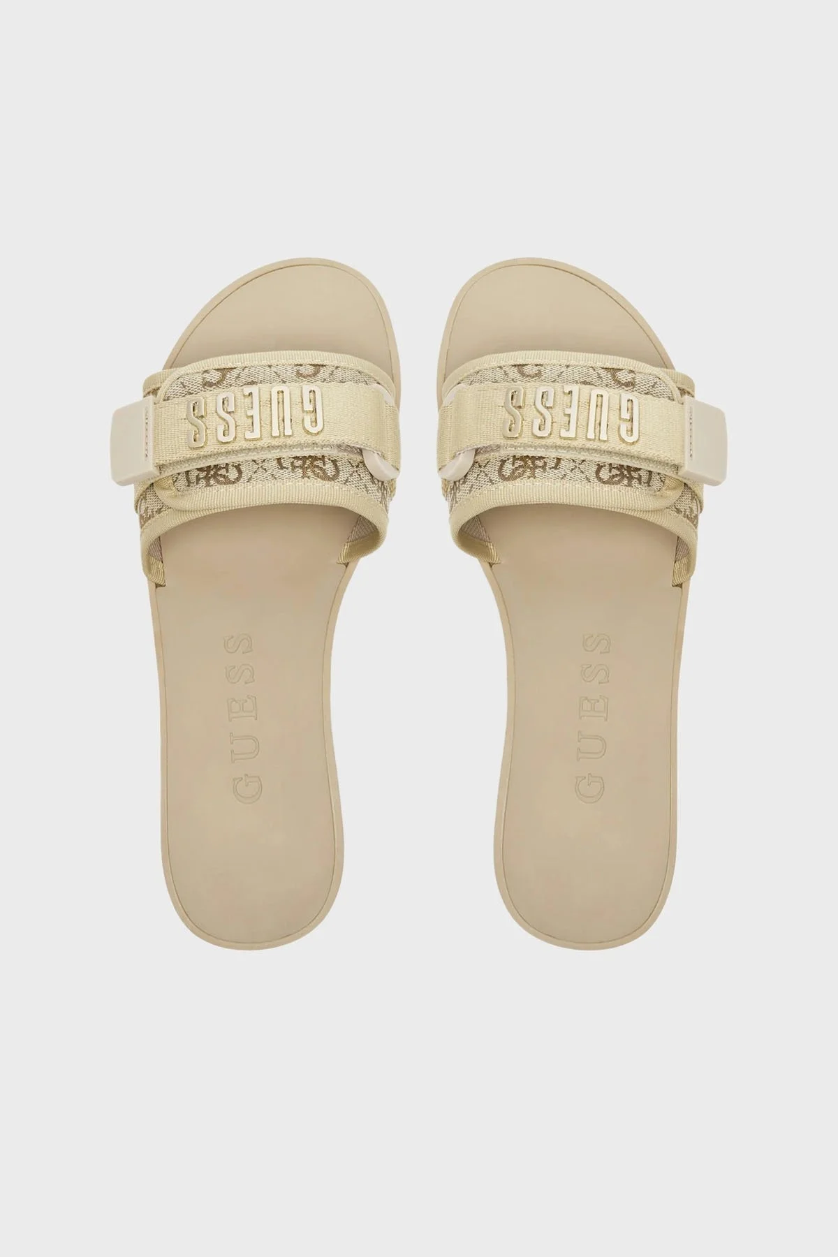 Guess Elyze 4G Logolu FLJELYLEL19 Bayan Terlik FLJELY LEL19 GOLD GOLD - 9