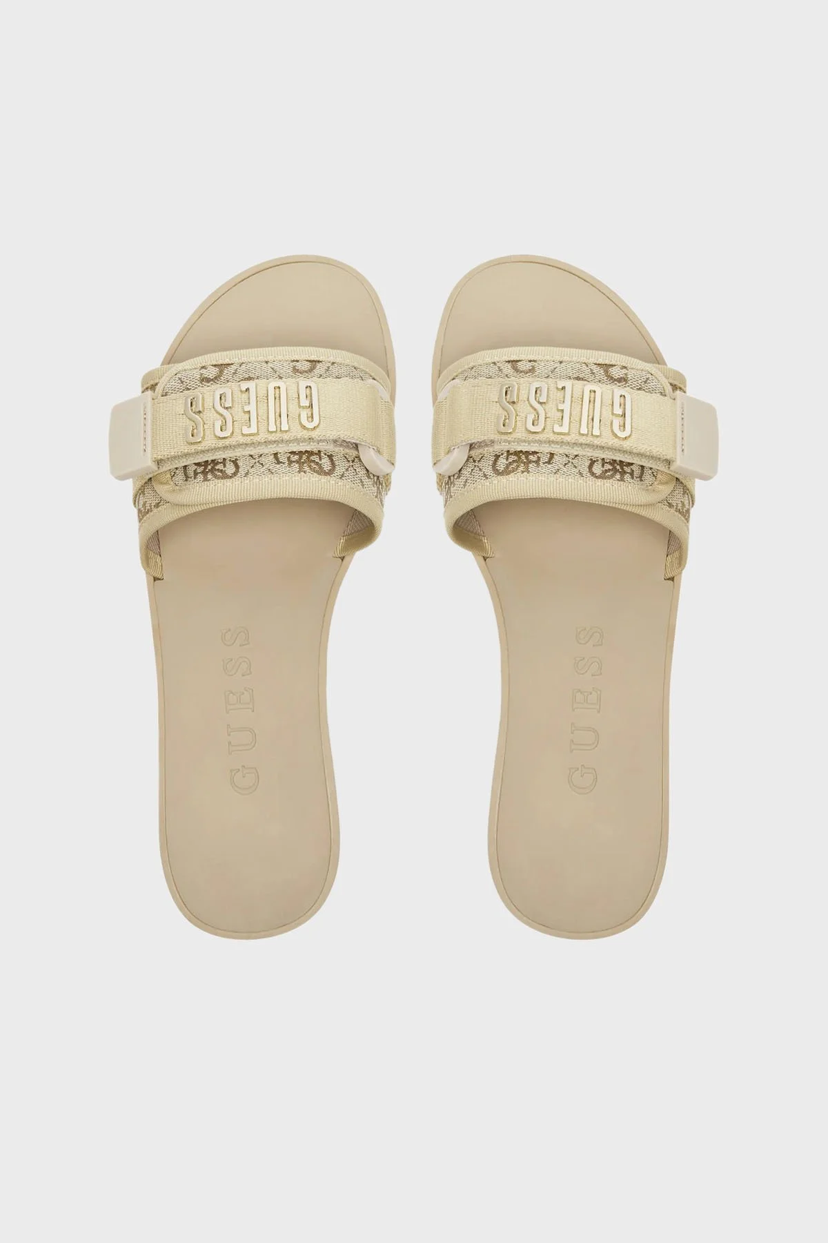 Guess Elyze 4G Logolu FLJELYLEL19 Kadın Terlik FLJELY LEL19 GOLD GOLD - 3