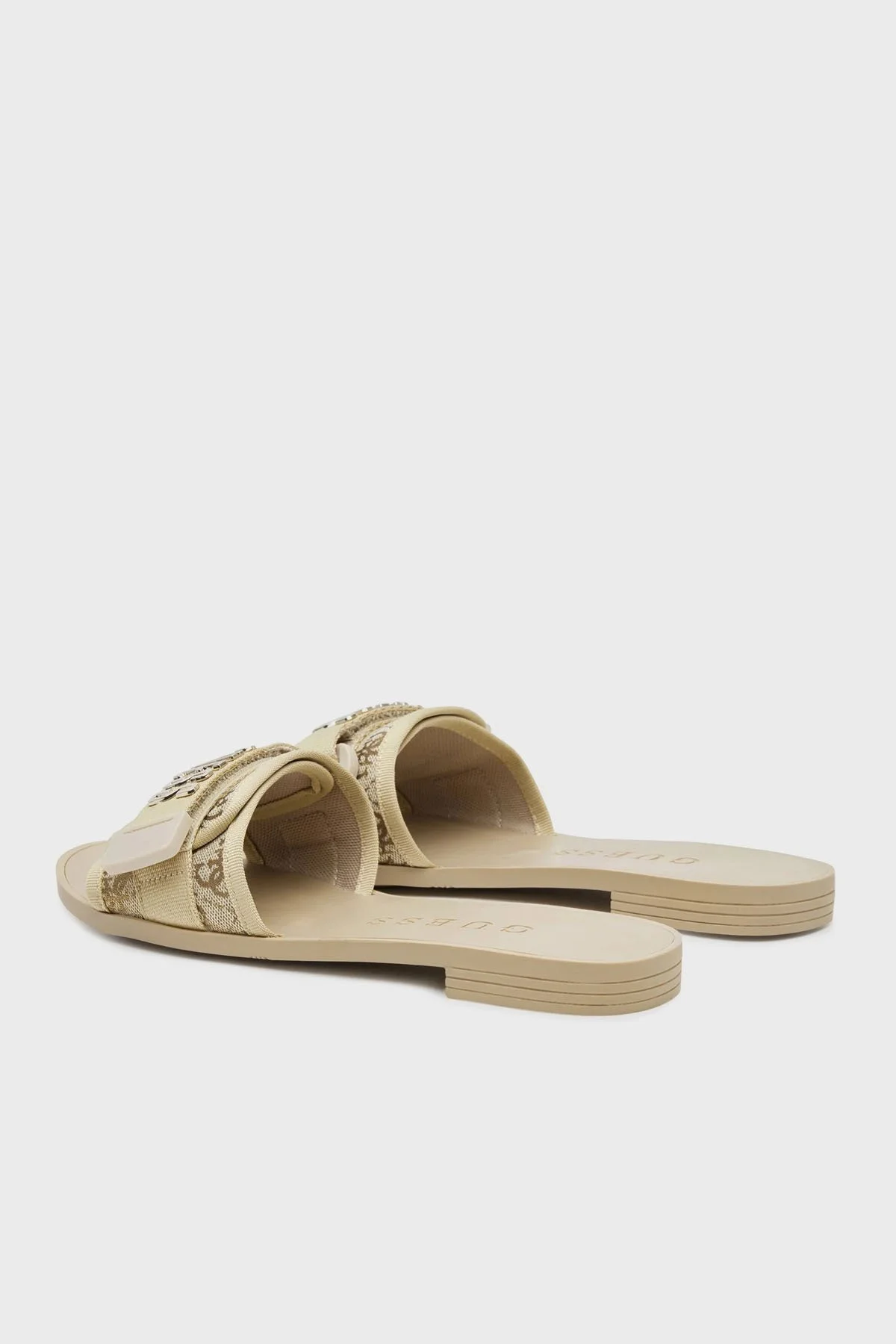 Guess Elyze 4G Logolu FLJELYLEL19 Kadın Terlik FLJELY LEL19 GOLD GOLD - 4