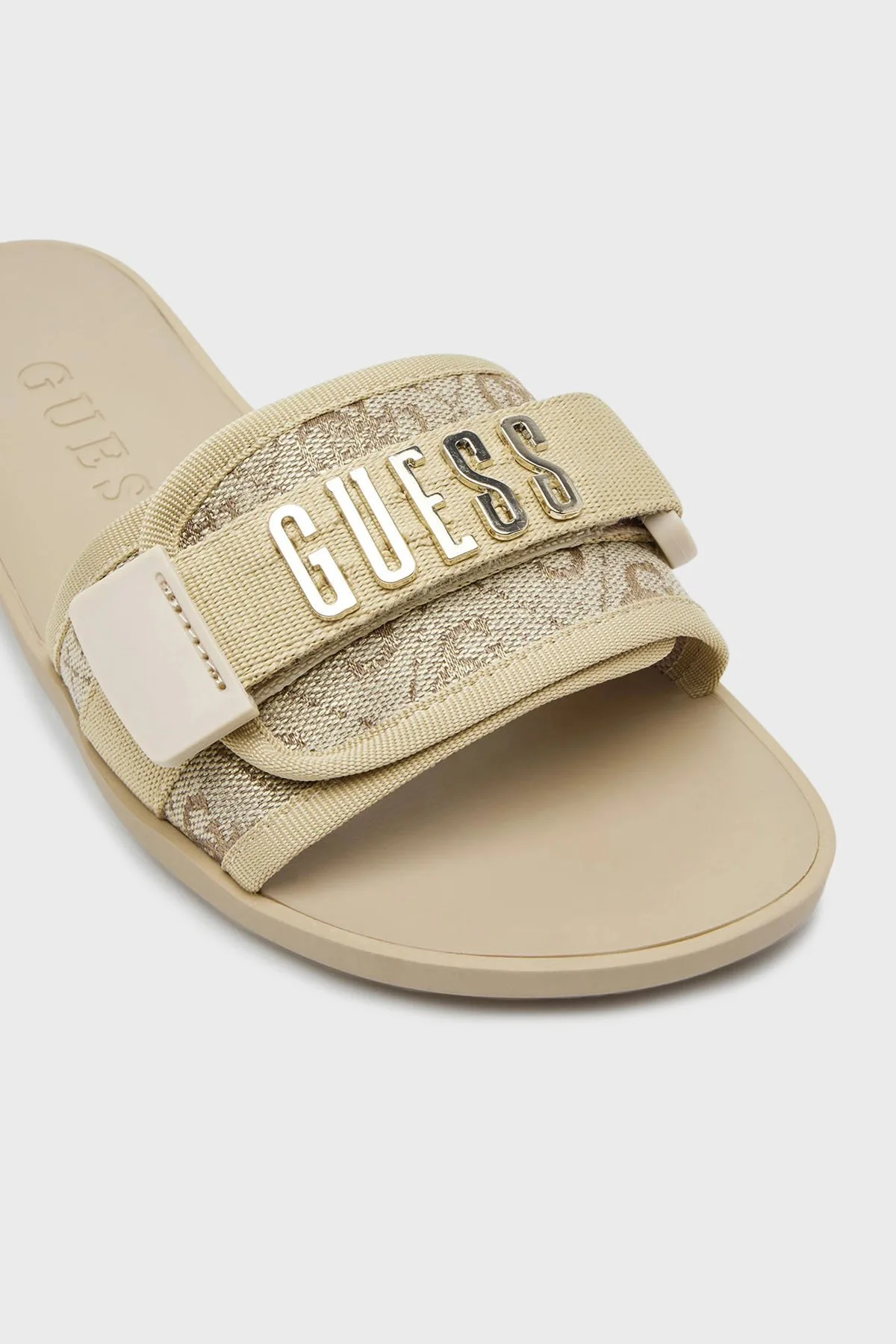 Guess Elyze 4G Logolu FLJELYLEL19 Kadın Terlik FLJELY LEL19 GOLD GOLD - 5