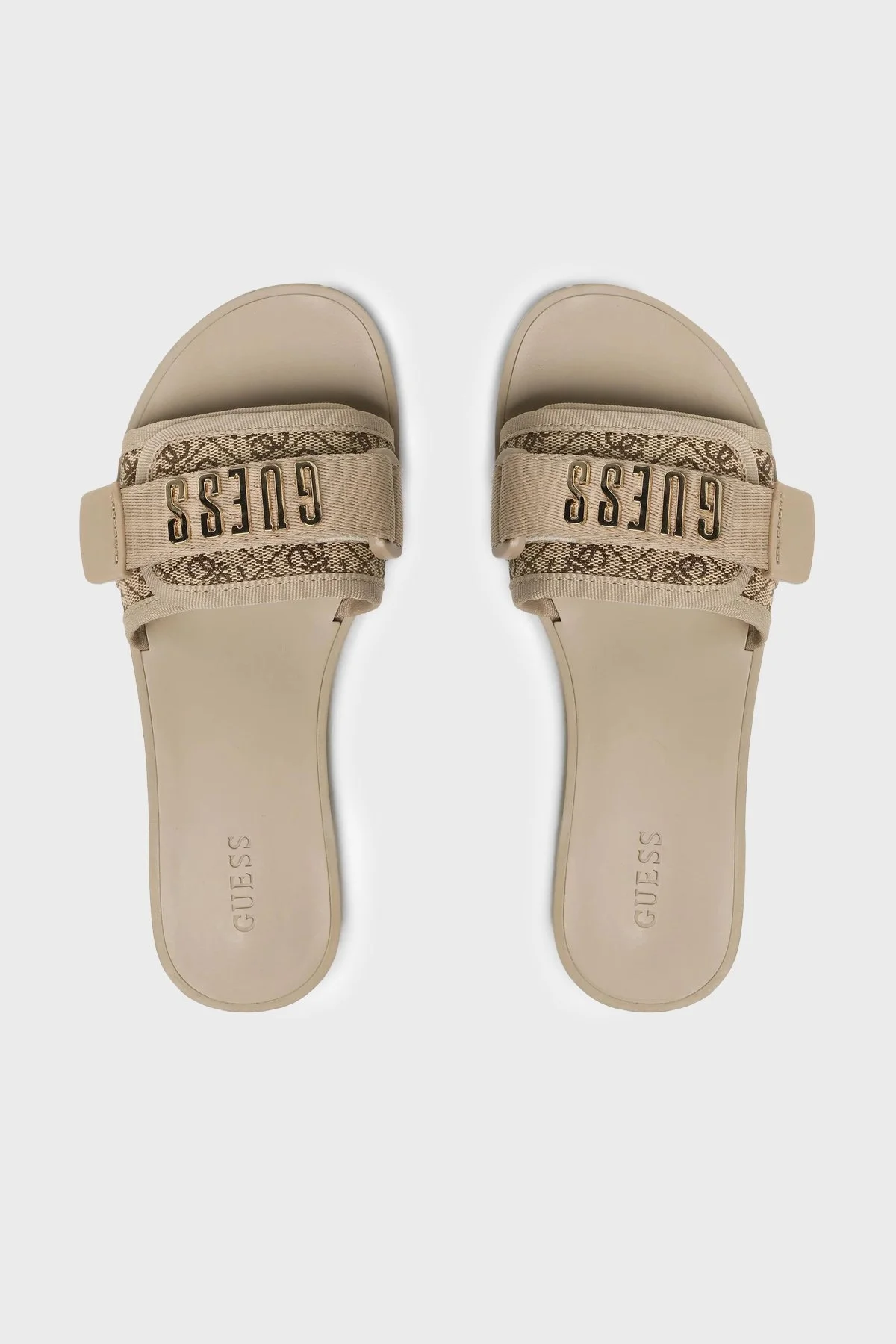Guess Elyze Logolu FL6ELYFAL19 Bayan Terlik FL6ELY FAL19 BEIBR KAHVE-BEJ - 5