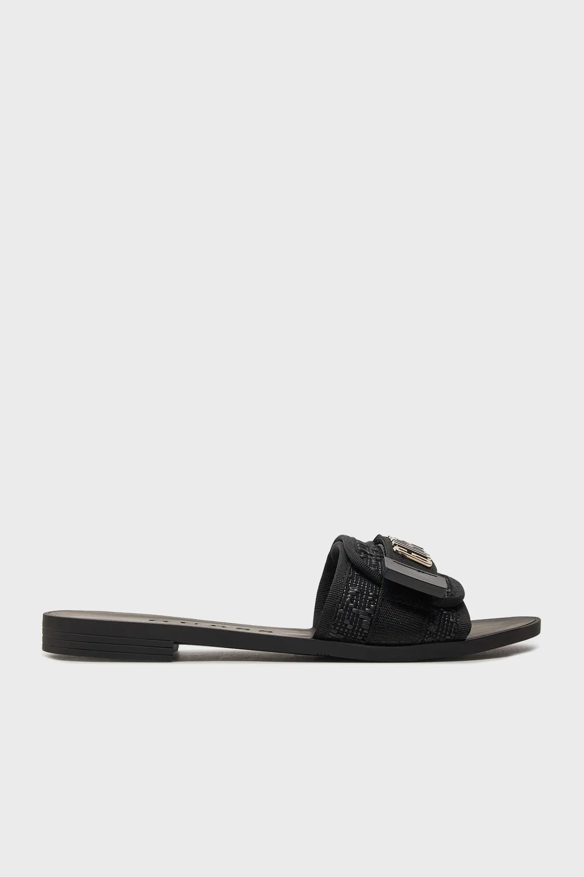 Guess Elyze Logolu FLGEL3ELE19 Kadın Terlik FLGEL3 ELE19 BLACK SİYAH - 1