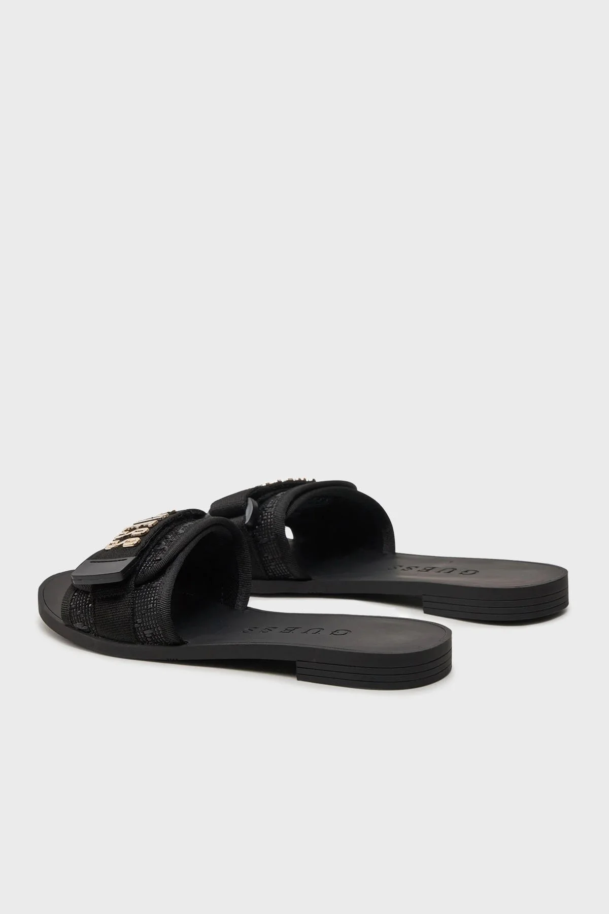 Guess Elyze Logolu FLGEL3ELE19 Kadın Terlik FLGEL3 ELE19 BLACK SİYAH - 5
