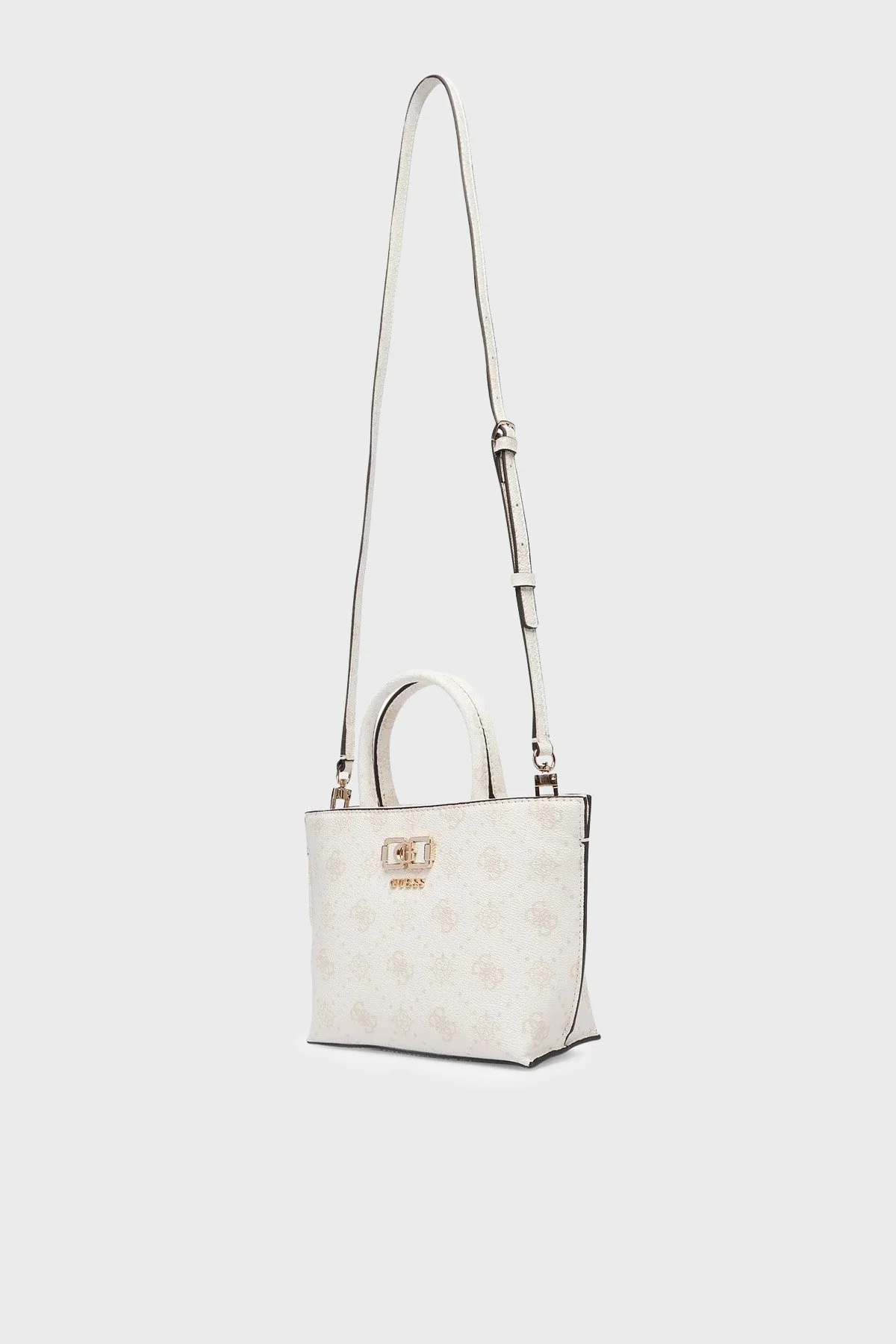 Guess Emelie Logolu Çıkarılabilir Askılı HWGP9928750 Kadın Çanta HWGP99 28750 WLO Beyaz - 3
