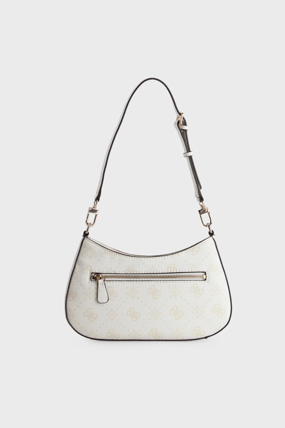 Guess Emelie Logolu Çıkarılabilir Omuz Askılı HWGP9928180 Kadın Çanta HWGP99 28180 WLO Beyaz - 2