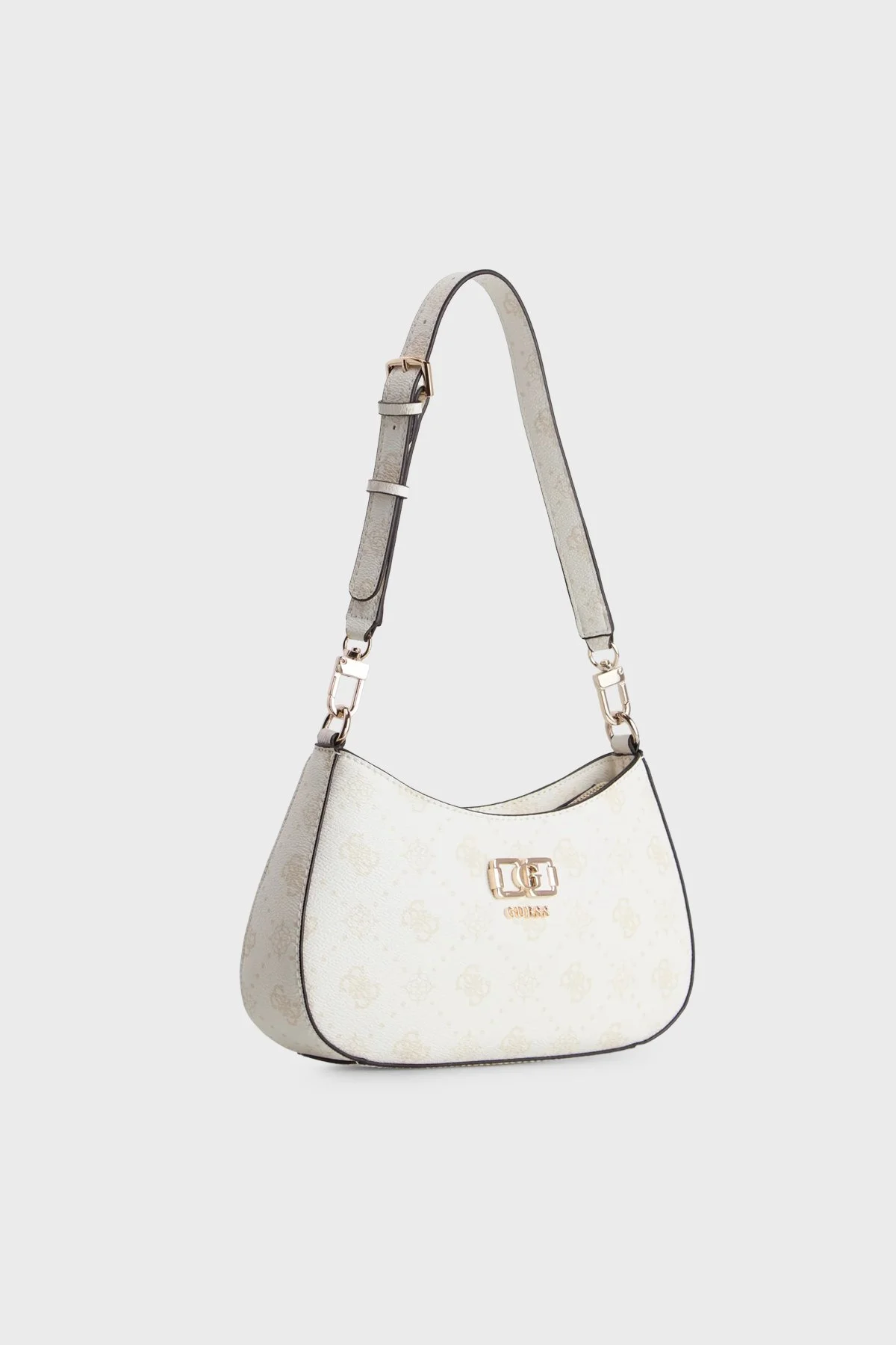 Guess Emelie Logolu Çıkarılabilir Omuz Askılı HWGP9928180 Kadın Çanta HWGP99 28180 WLO Beyaz - 3