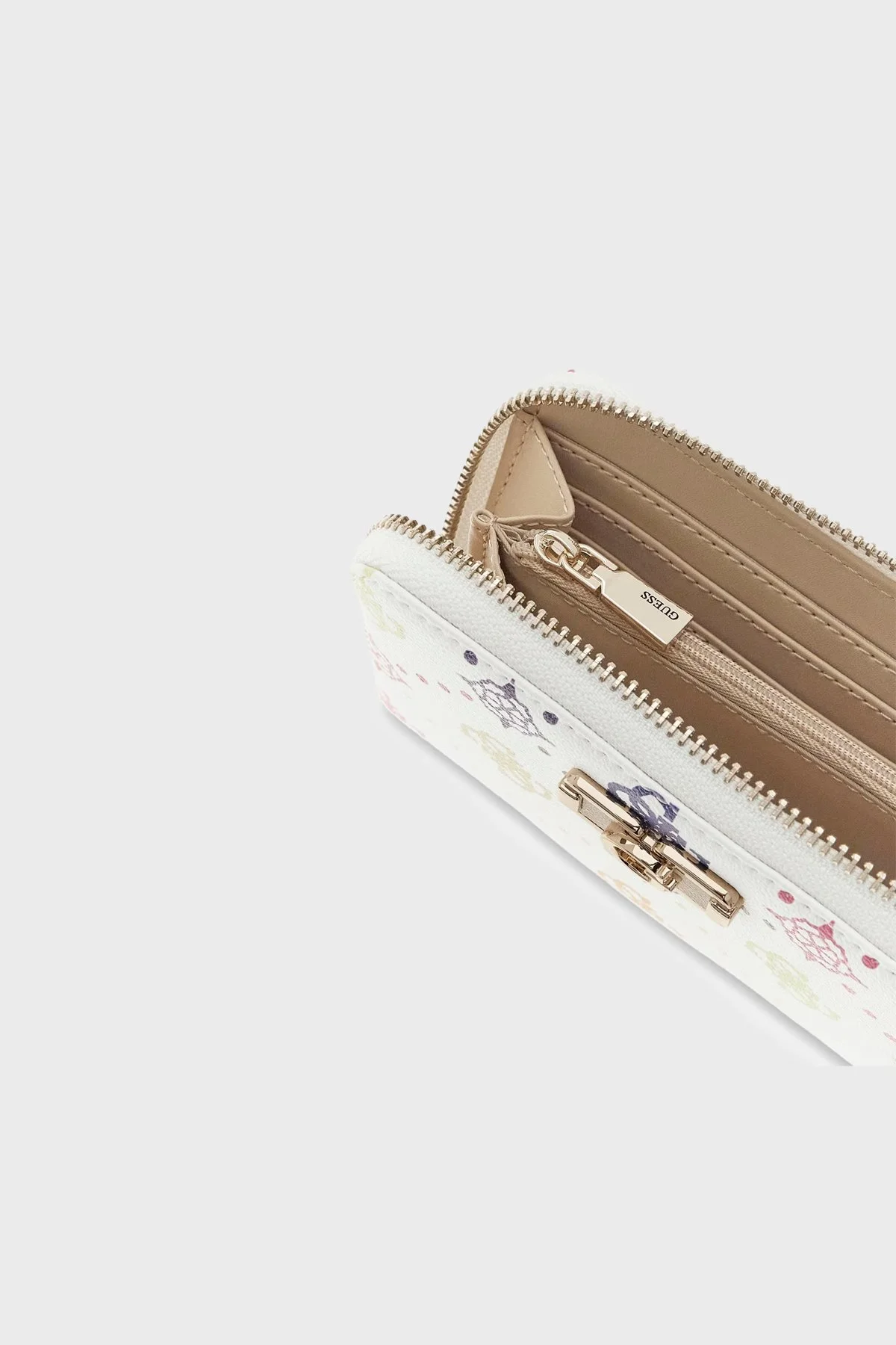 Guess Emelie Logolu SWGM9928140 Bayan Cüzdan SWGM99 28140 MUO EKRU - 4