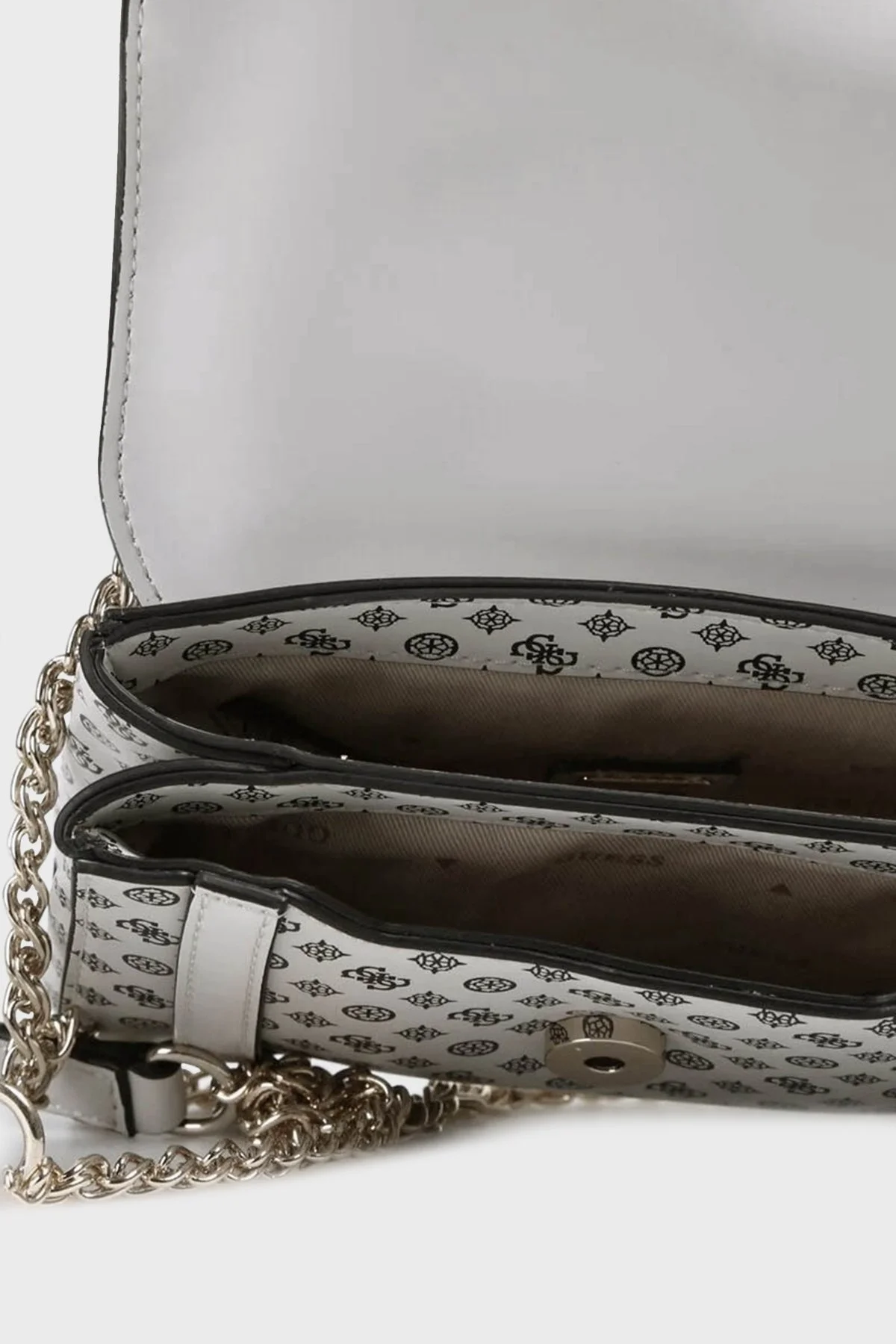 Guess Emilee Logolu Zincir Askılı HWPS8862210 Bayan Çanta HWPS8862210 STL BEYAZ - 4