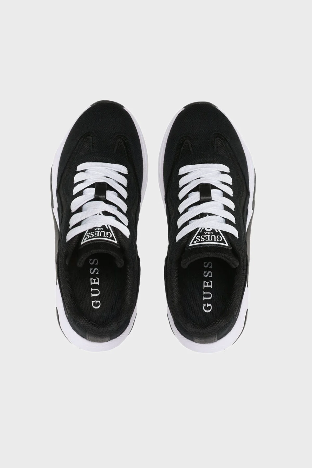 Guess Enie Üçgen Logolu Spor Bayan Ayakkabı FL6ENE FAB12 BLACK SİYAH - 5