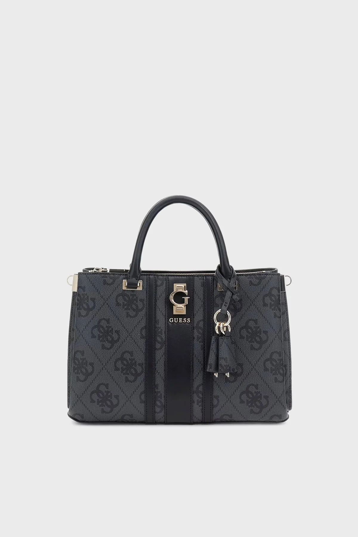 Guess Erenia 4G Logolu Çıkarılabilir Askılı HWSO7838060 Bayan Çanta HWSO78 38060 CLO ANTRASİT - 1