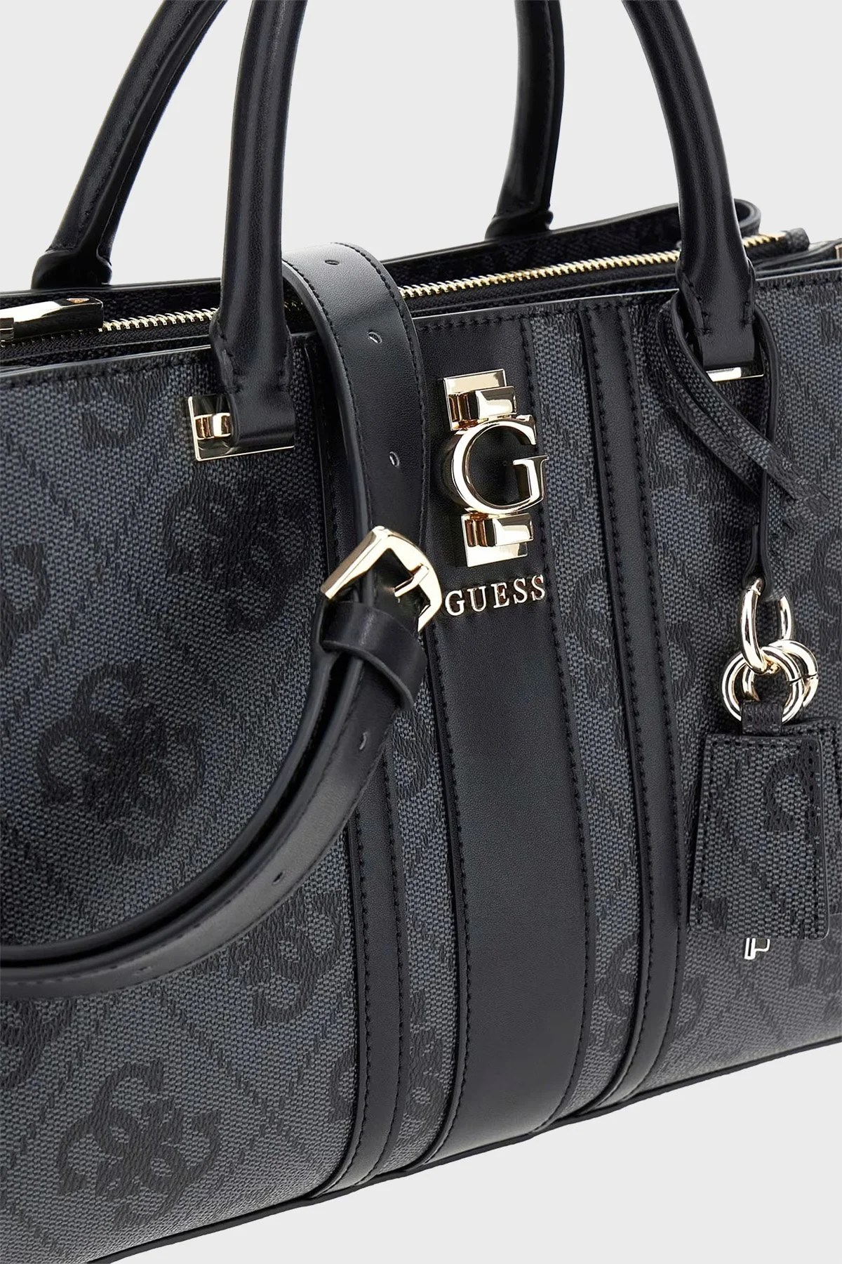 Guess Erenia 4G Logolu Çıkarılabilir Askılı HWSO7838060 Bayan Çanta HWSO78 38060 CLO ANTRASİT - 6